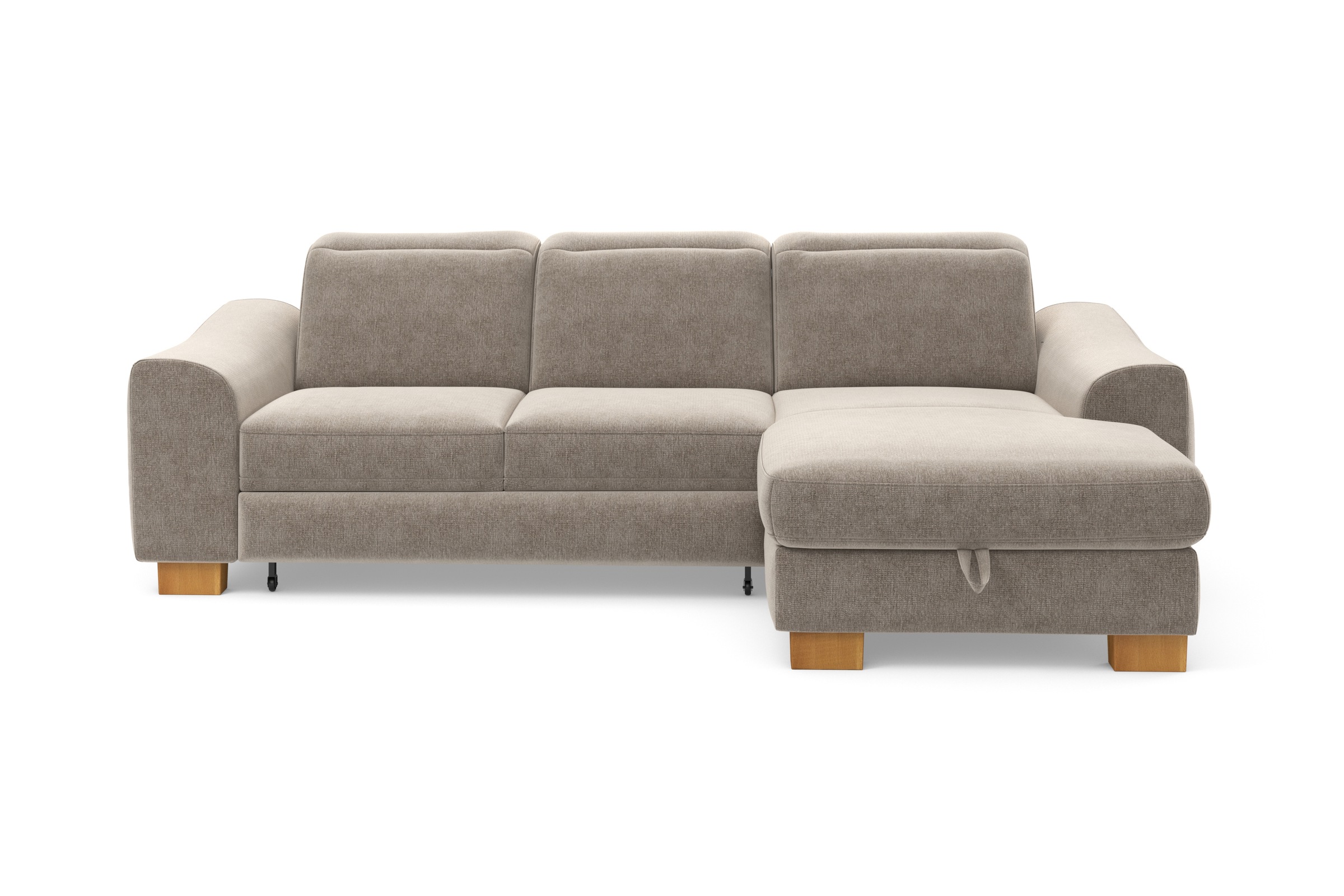 Home affaire Ecksofa »Dundee L-Form«, wahlweise mit Kopfteilverstellung und zusätzlich mit Bettfunktion