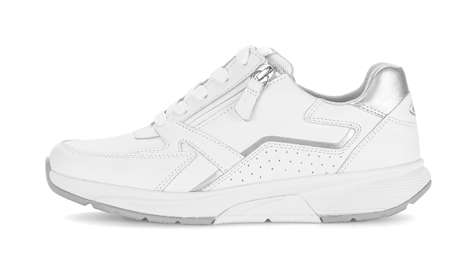 Thumbnail - rollingsoft Keilsneaker, Freizeitschuh, Halbschuh, Schnürschuh mit Kontrastbesätzen