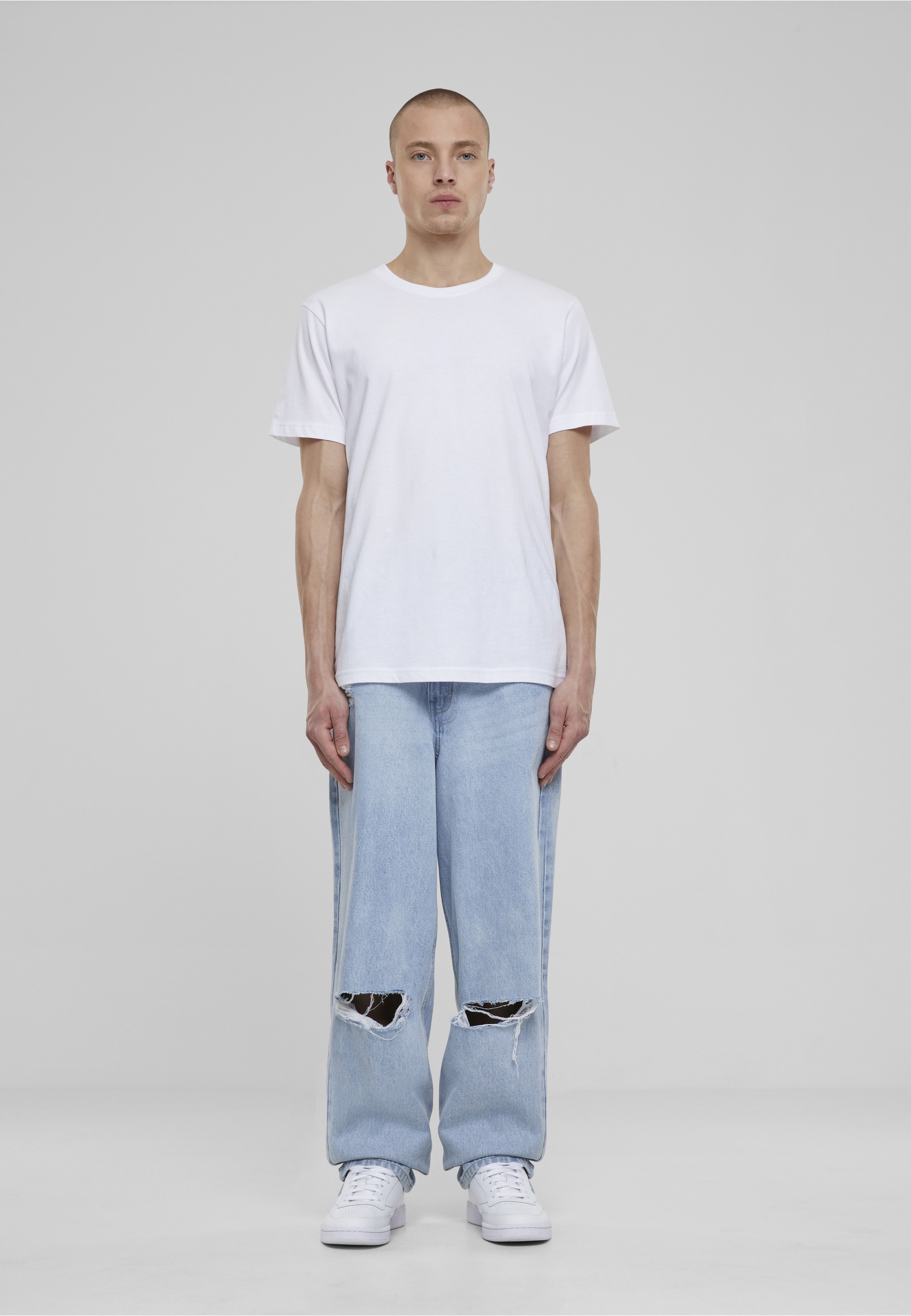 URBAN CLASSICS Bequeme Jeans »Urban Classics Heavy Ounce Knee Cut Baggy Fit Jeans«