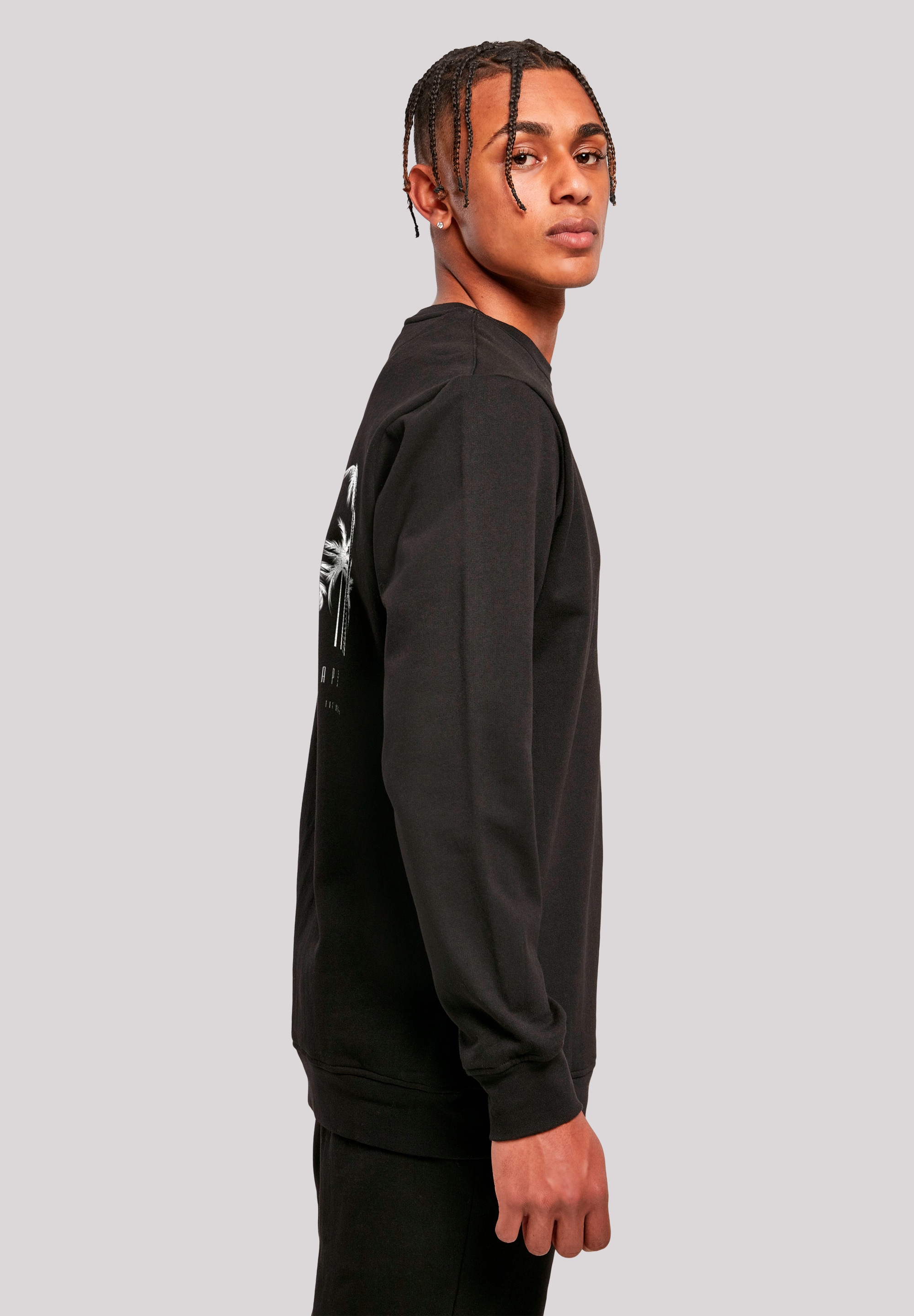 F4NT4STIC Sweatshirt »Escape Discover the World Palm Trees«, Discover the World