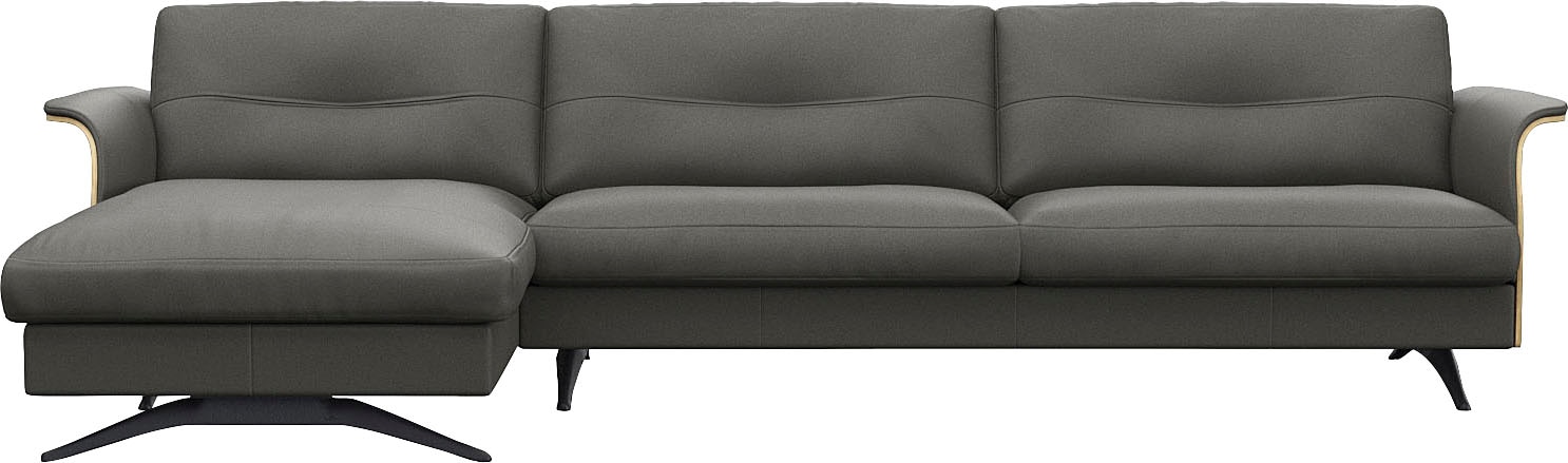 FLEXLUX Ecksofa "Glow, super bequem durch hochwertigem Sitzaufbau mit Feder günstig online kaufen