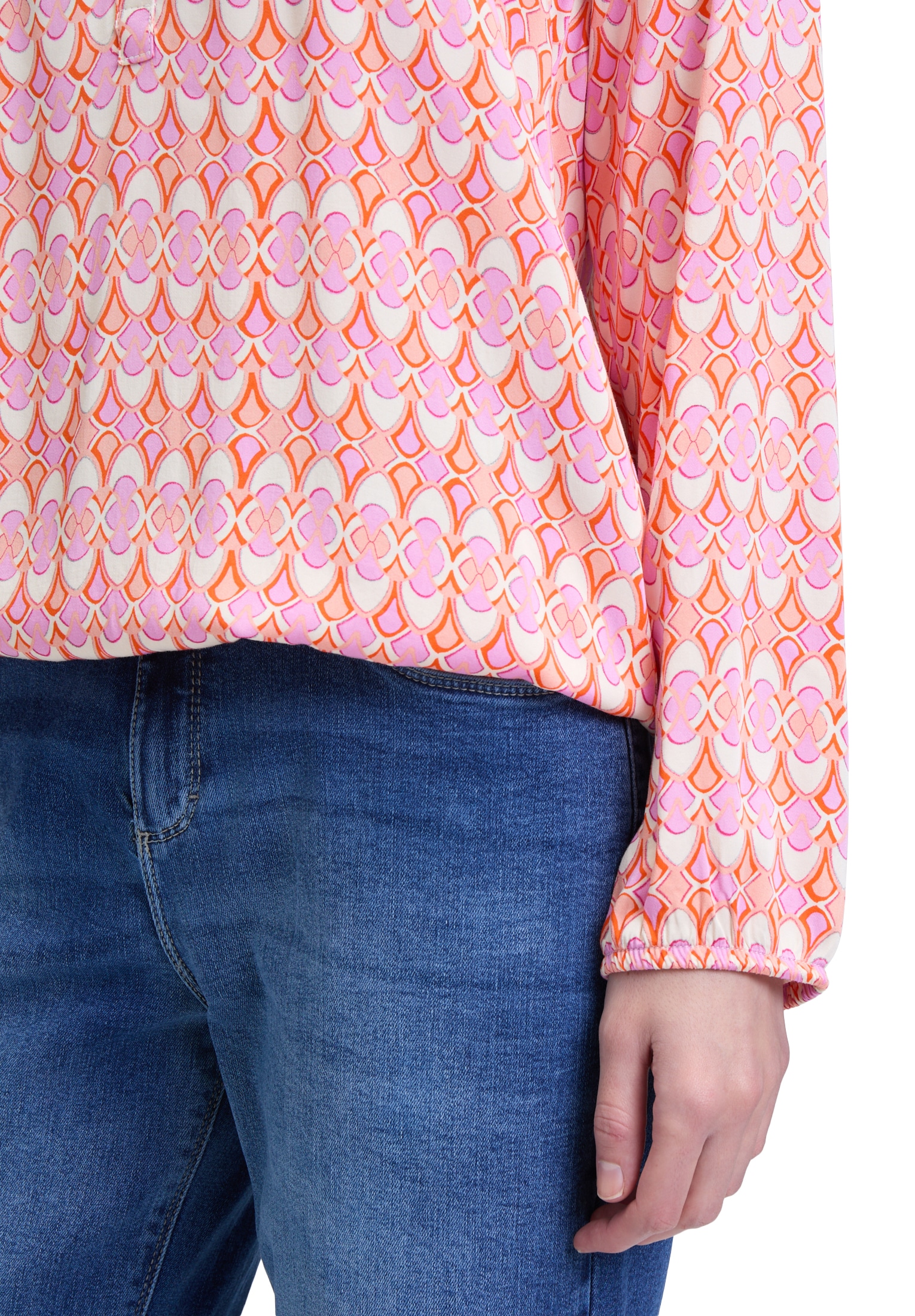 Cartoon Schlupfbluse »Cartoon Damen Casual-Bluse mit Muster«