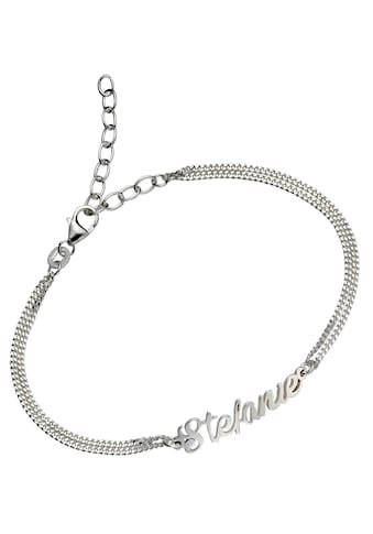 Armband mit Gravur »Schmuck Geschenk Silber 925 Namensarmband zur Namenskette«