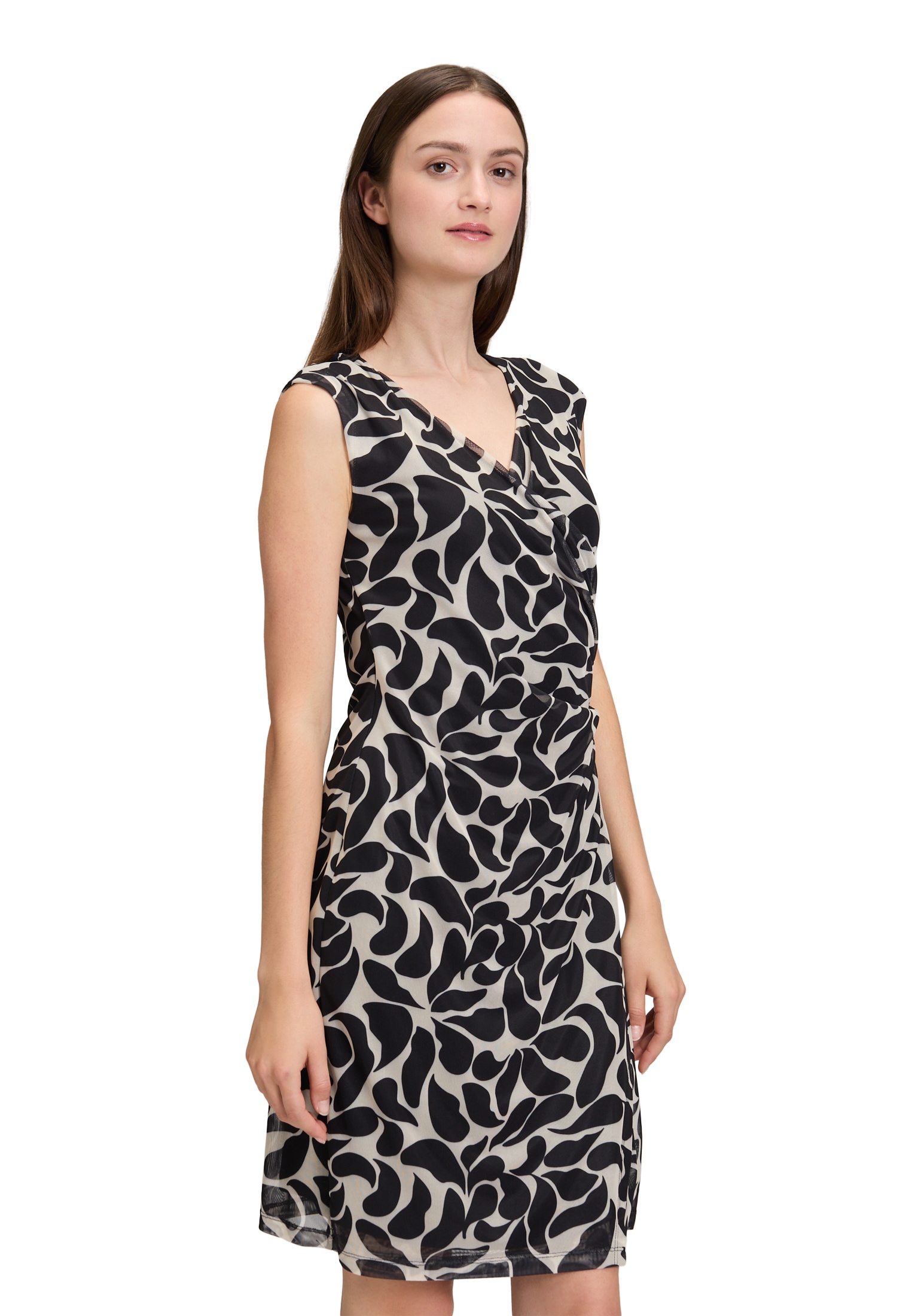 Cartoon Druckkleid "Damen ohne Arm" Ohne Tasche günstig online kaufen