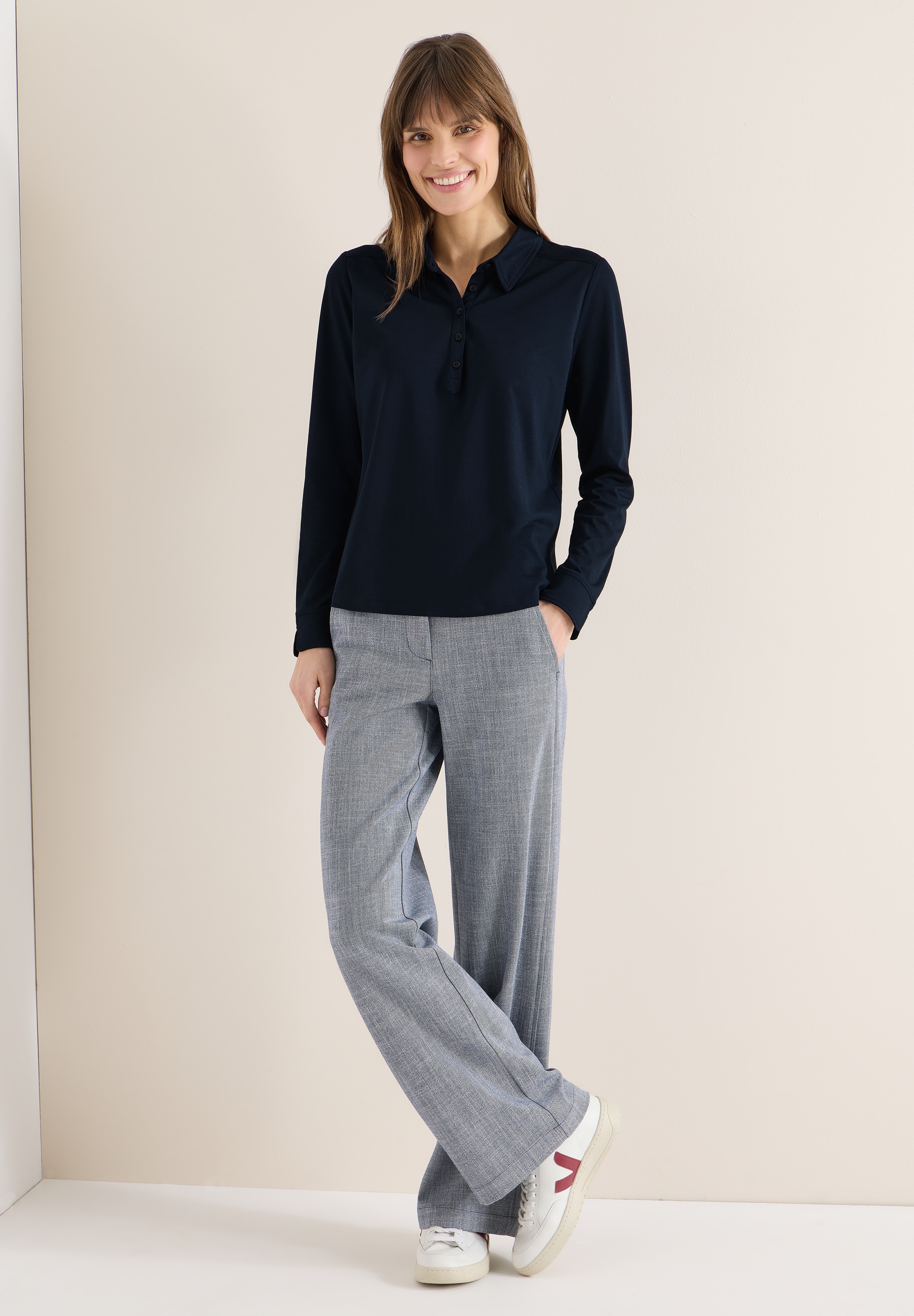 Cecil Langarmshirt Jersey