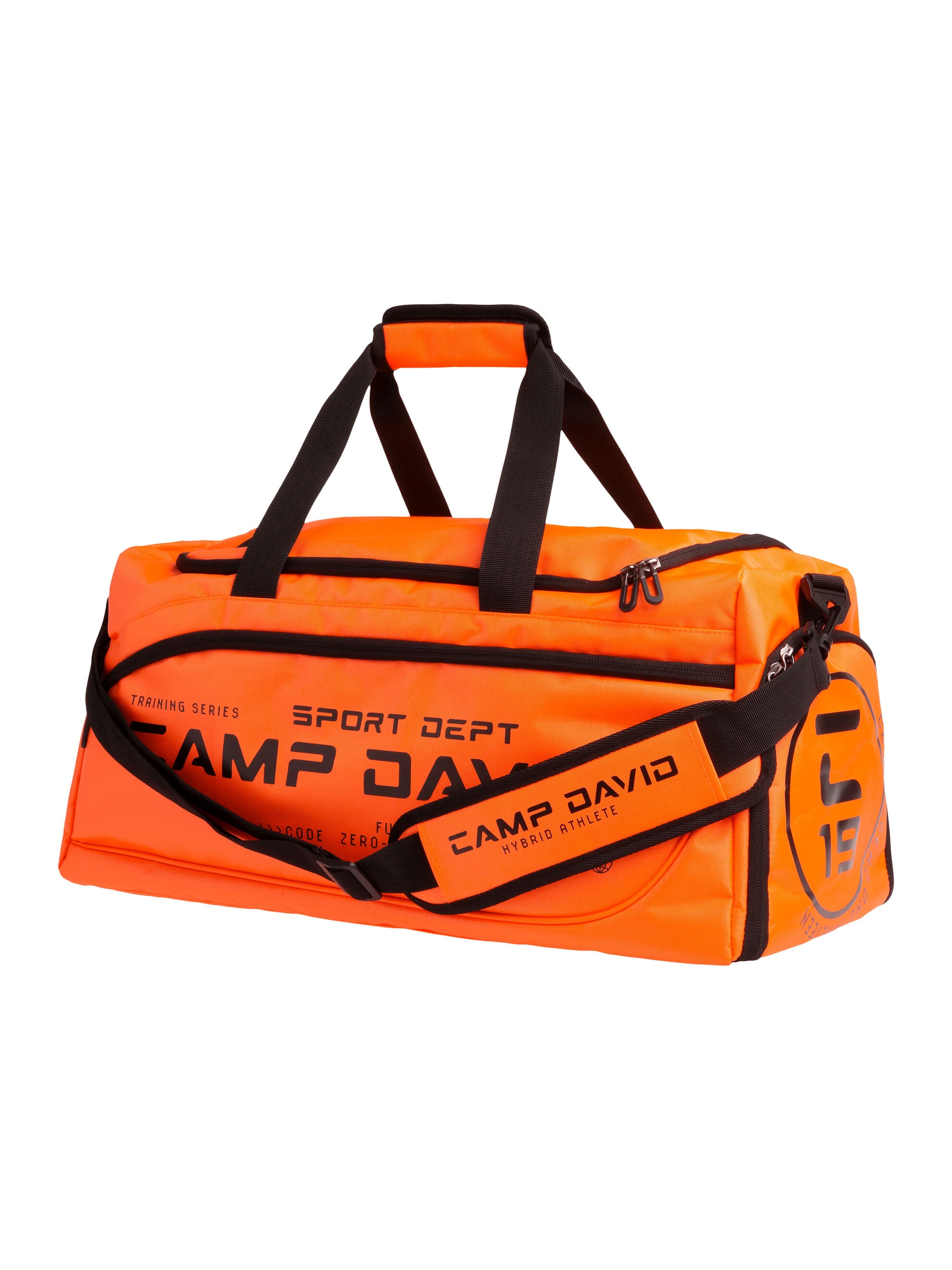 CAMP DAVID Sporttasche mit vielen Außenfächern