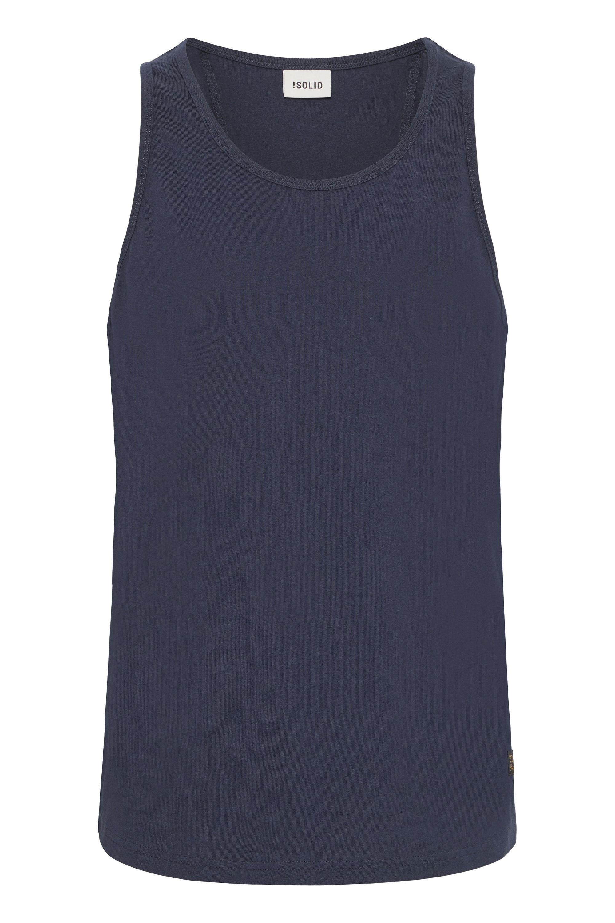 SOLID Herren Longtop "Rundhalsshirt SDJulisto", blau, Gr. XL, Obermaterial: 100% Baumwolle CO., Tops