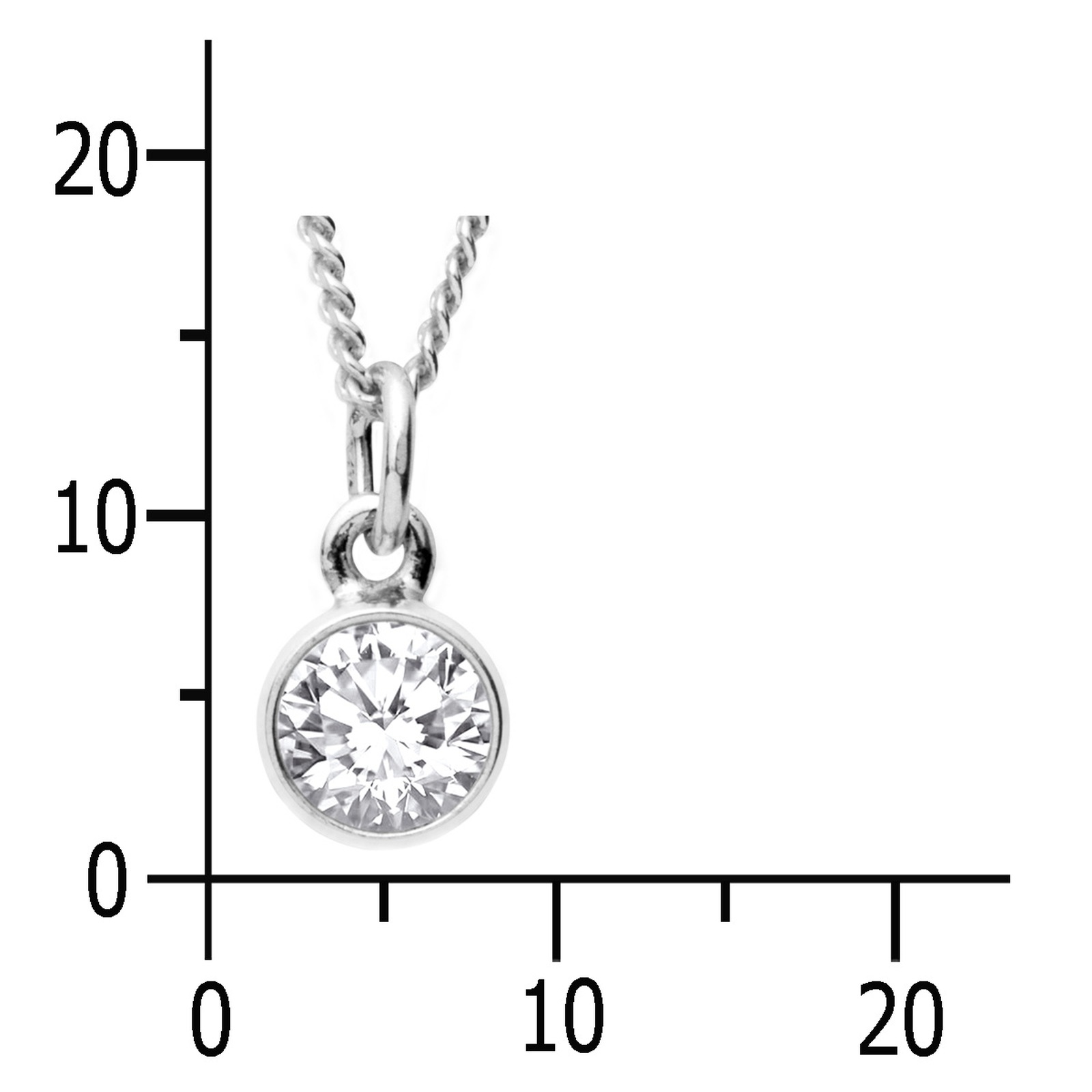 Ostsee-Schmuck Classic Necklace Silver 42cm 2
