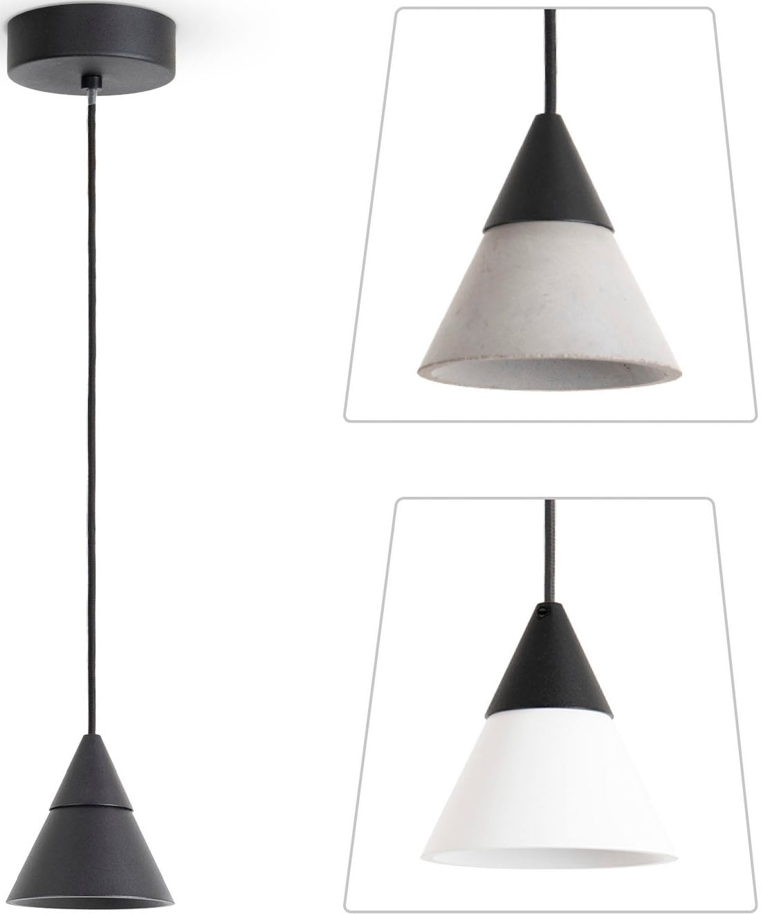 Paco Home Pendelleuchte »CLEA«, LED Hängelampe Wohnzimmer Esszimmer Küchenlampe Hängend