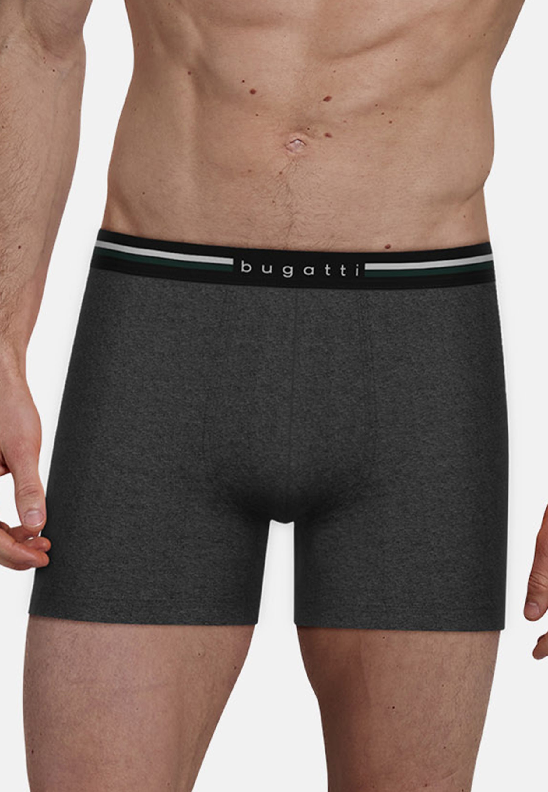 bugatti Lange Unterhose "Neapel", (2er Pack), Mit elastischem Logobund günstig online kaufen