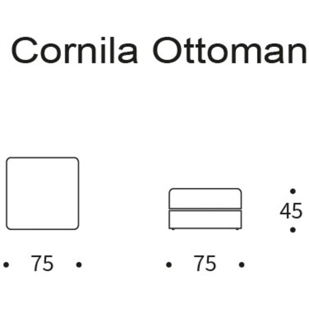 INNOVATION LIVING ™ Stauraumhocker »CORNILA«