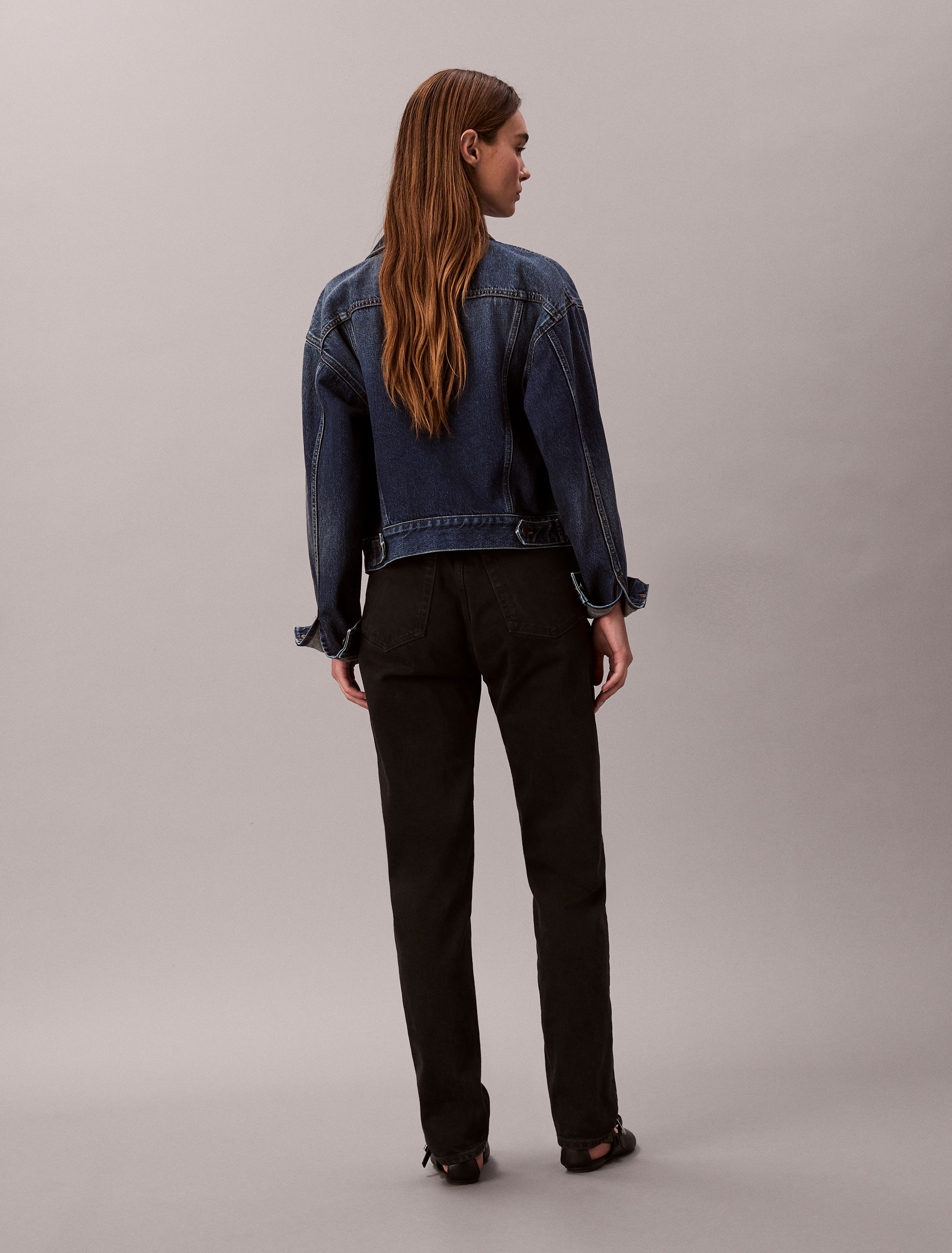 Calvin Klein Jeans Mom-Jeans »NEW MOM JEAN«, mit Markenlabel am Bund
