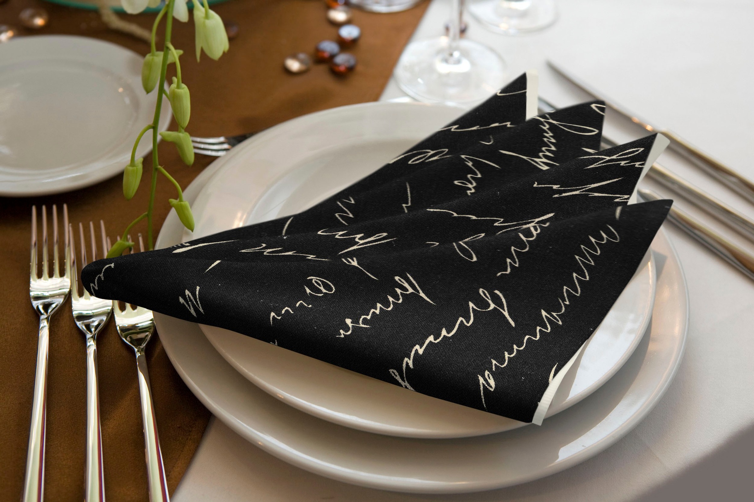 Adam Stoffserviette "Scribble" aus Bio-Baumwolle,Made in Germany günstig online kaufen