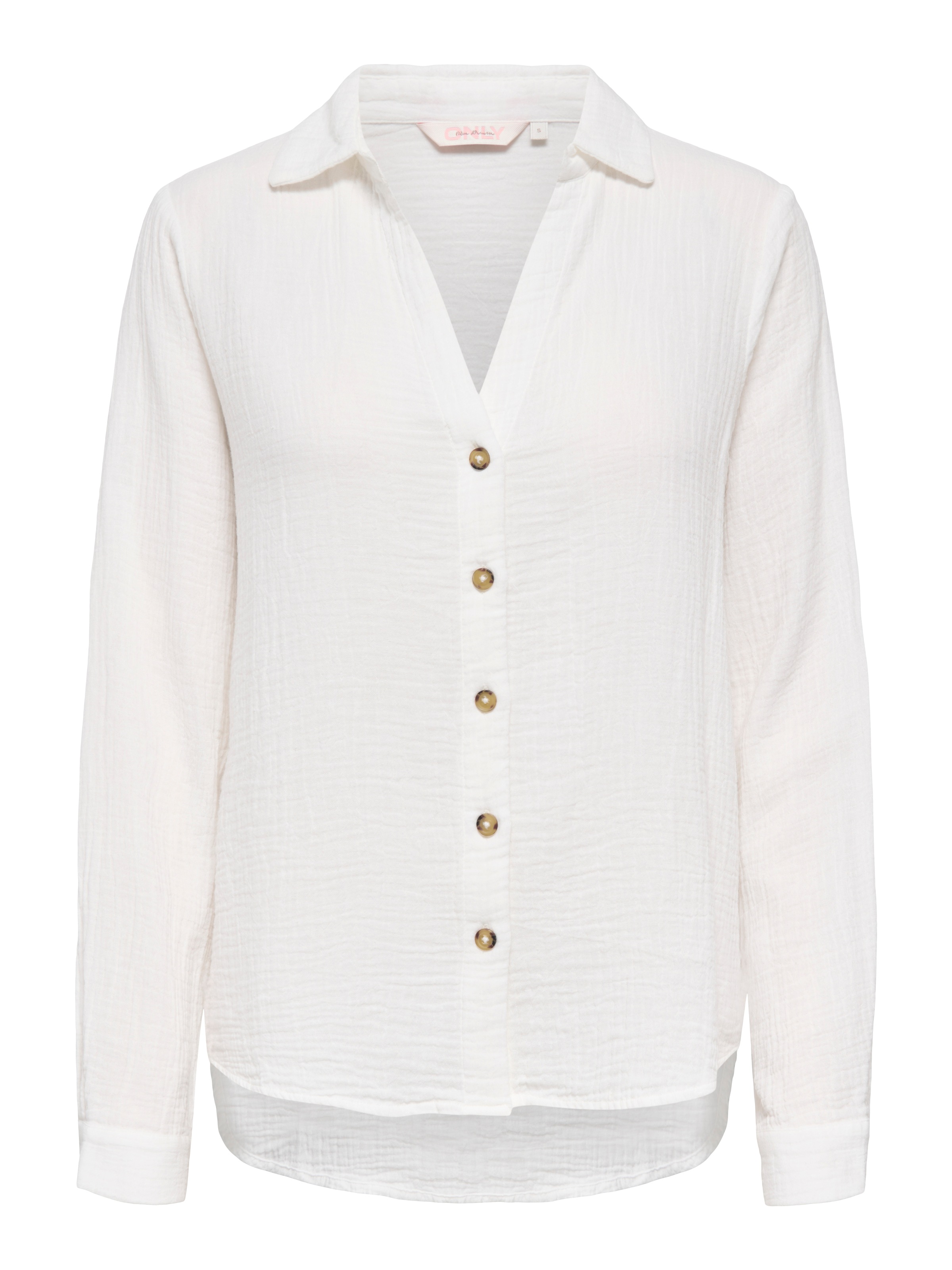 ONLY Langarmbluse "ONLTHYRA LIFE L/S REGULAR SHIRT NOOS WVN" günstig online kaufen