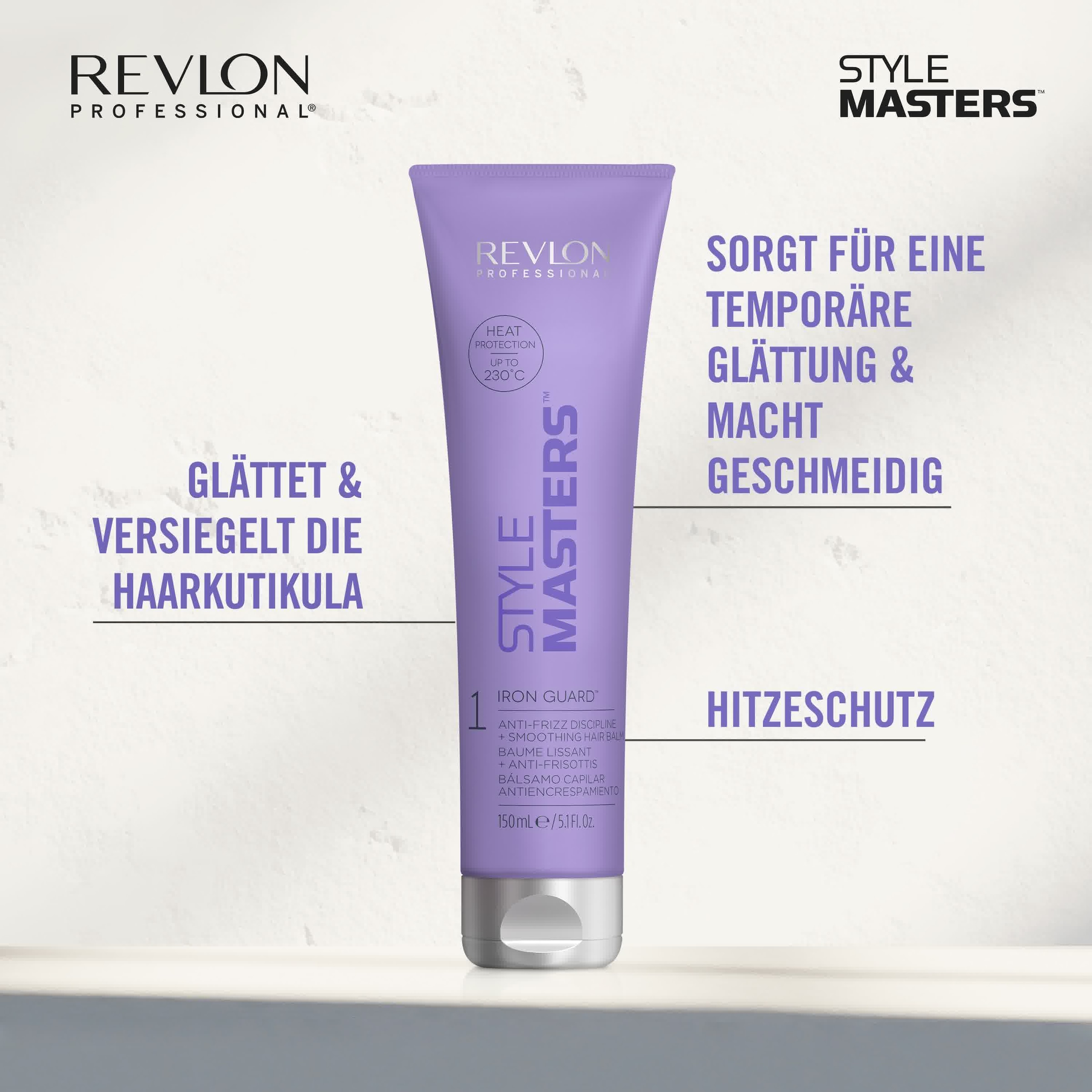 REVLON PROFESSIONAL Haarbalsam »Revlon SM™ Smooth Control Iron Guard 150 ml« Pflege für widerspenstiges Haar
