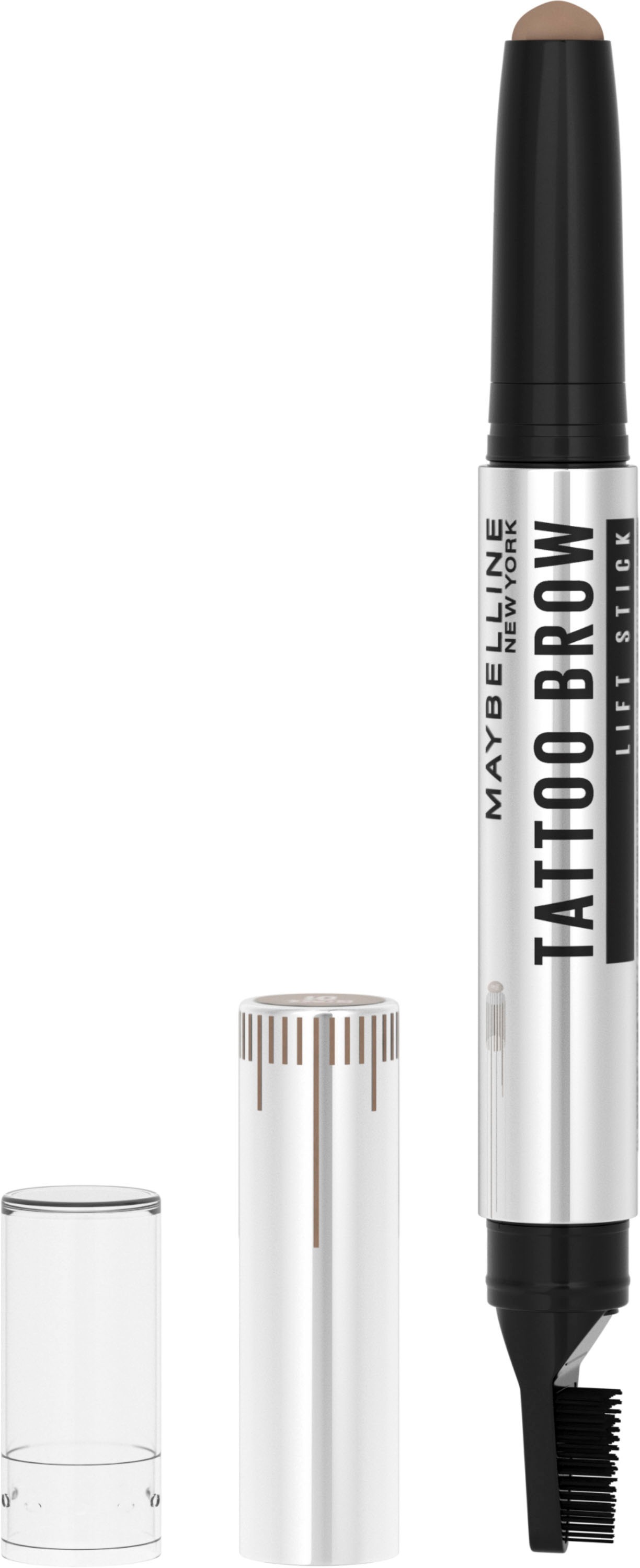 MAYBELLINE NEW YORK Augenbrauen-Gel »Tattoo Brow Lift«, 2-1 mit Wachs und Lifter-Bürste, Augen-Make-Up