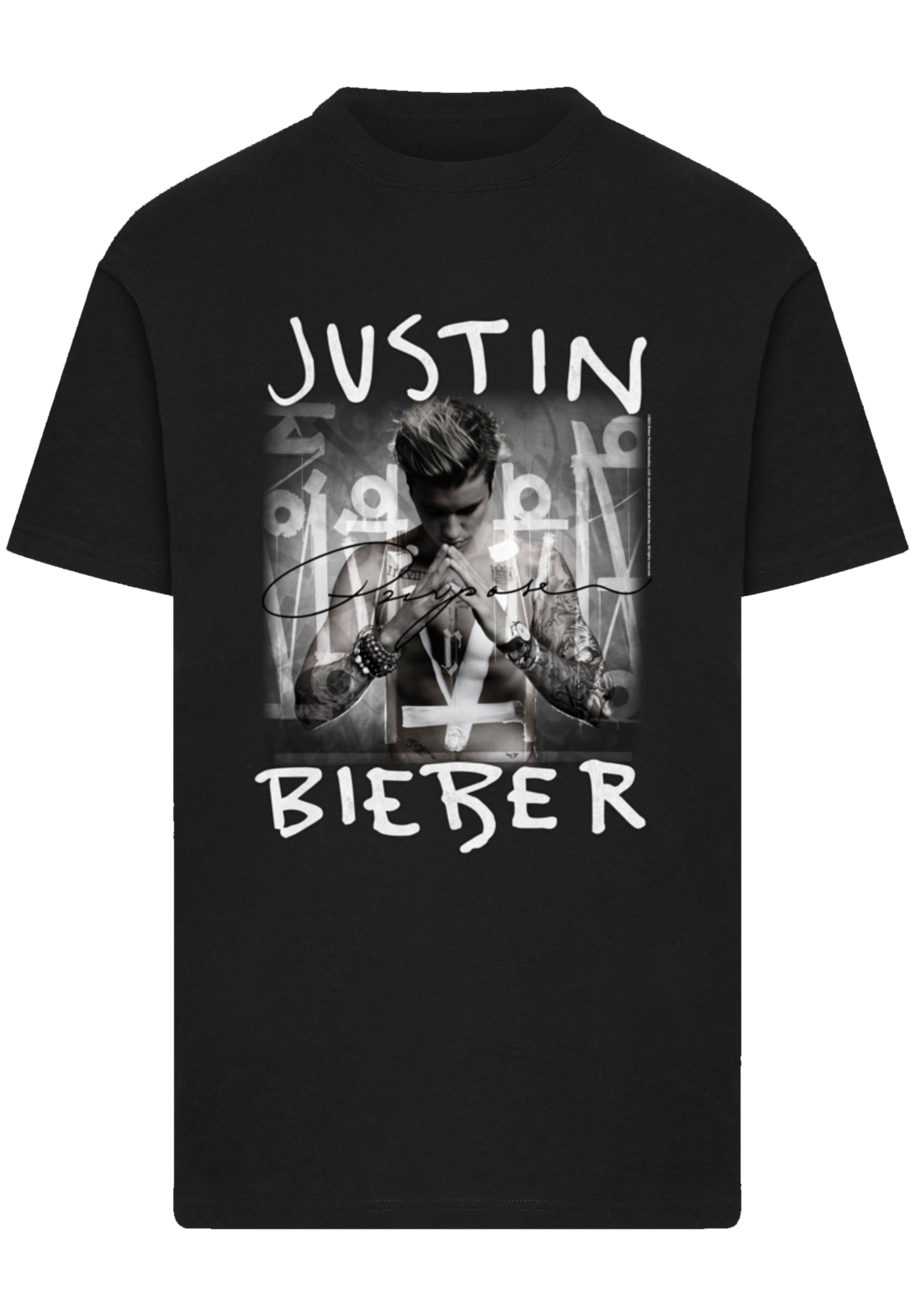F4NT4STIC T-Shirt »Justin Bieber Purpose Album Cover«, Streetwear Fashion