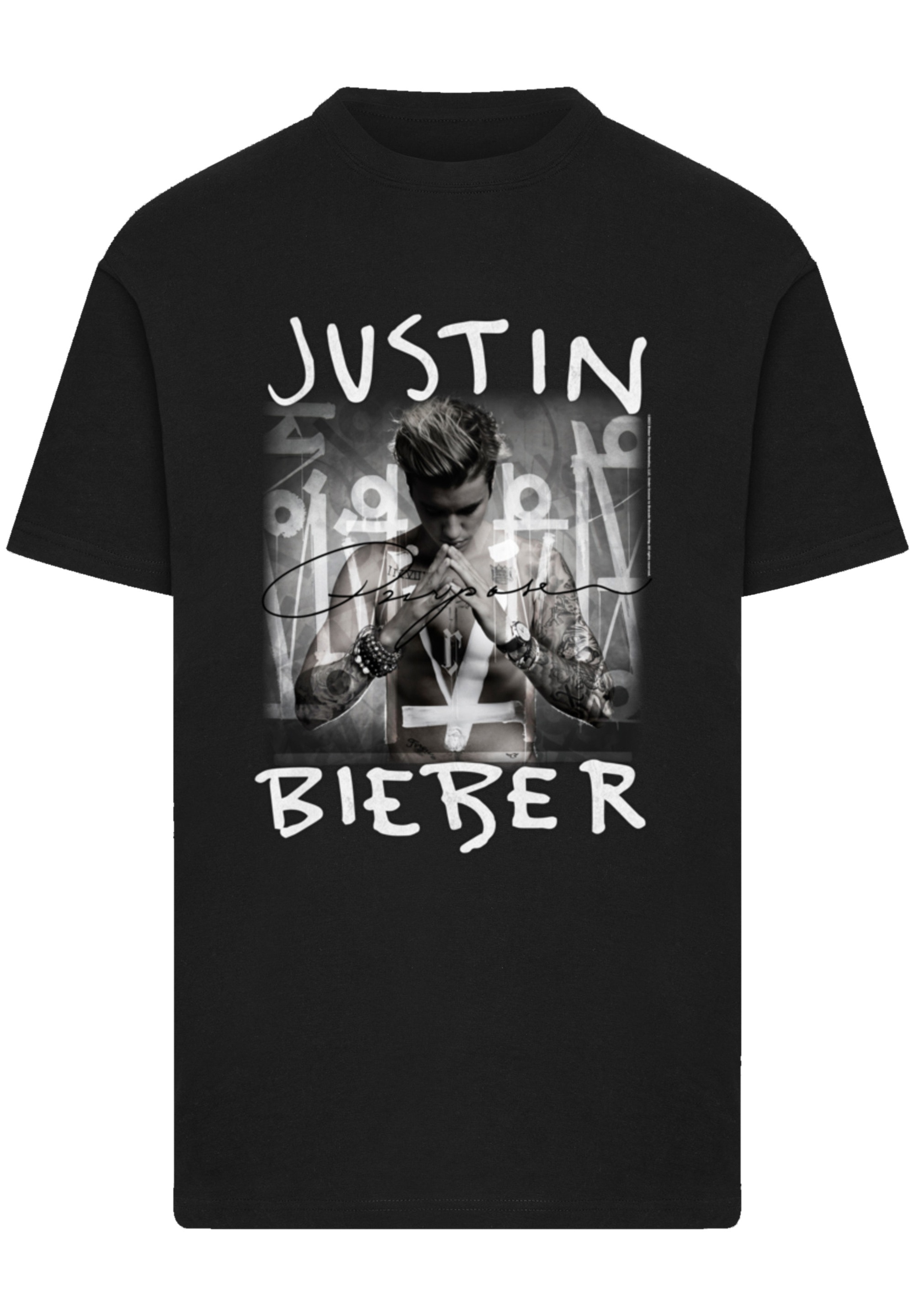 F4NT4STIC T-Shirt "Justin Bieber Purpose Album Cover", Streetwear Fashion günstig online kaufen