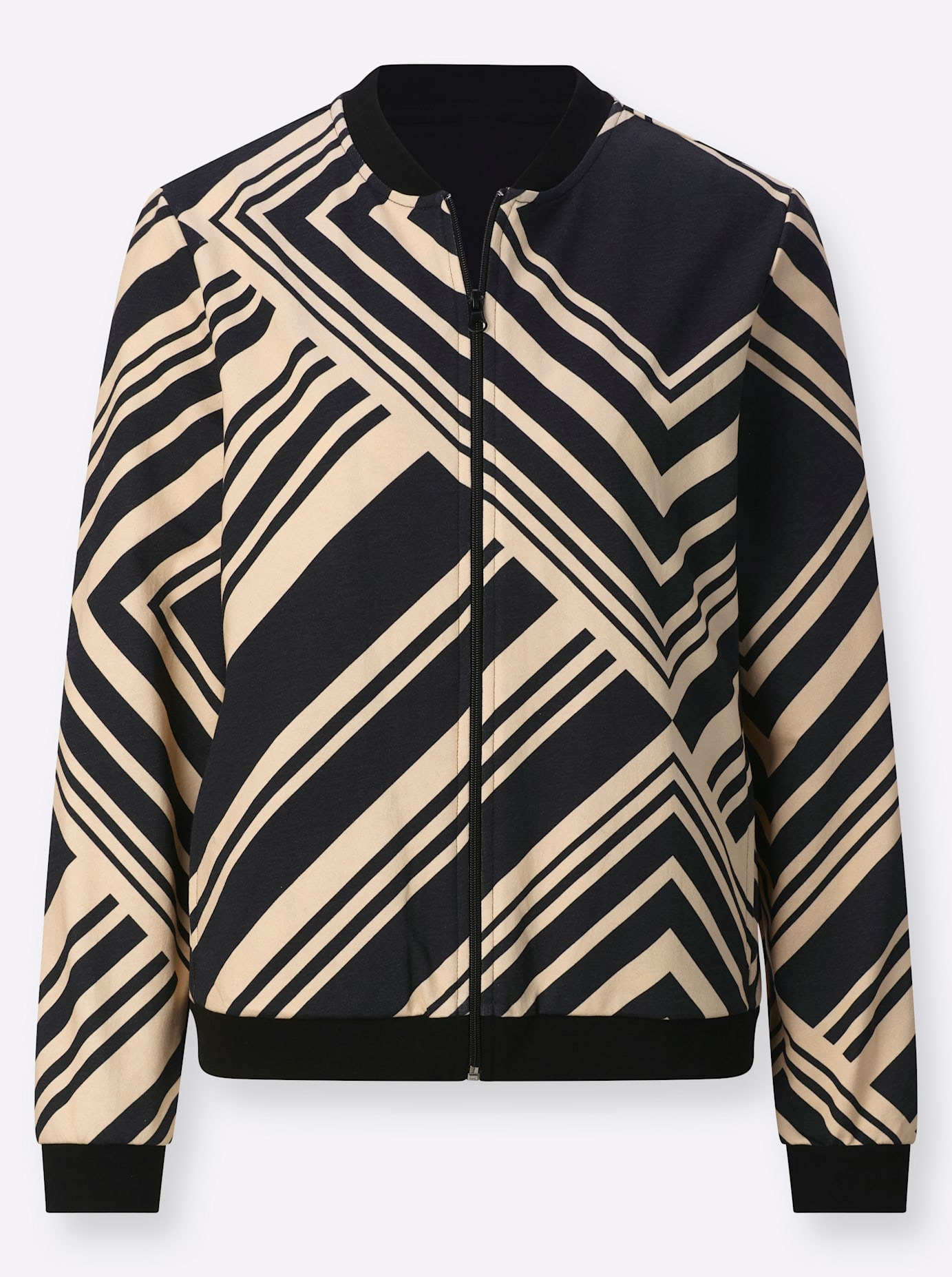 Inspirationen Shirtjacke »Sweatjacke«, (1 tlg.)