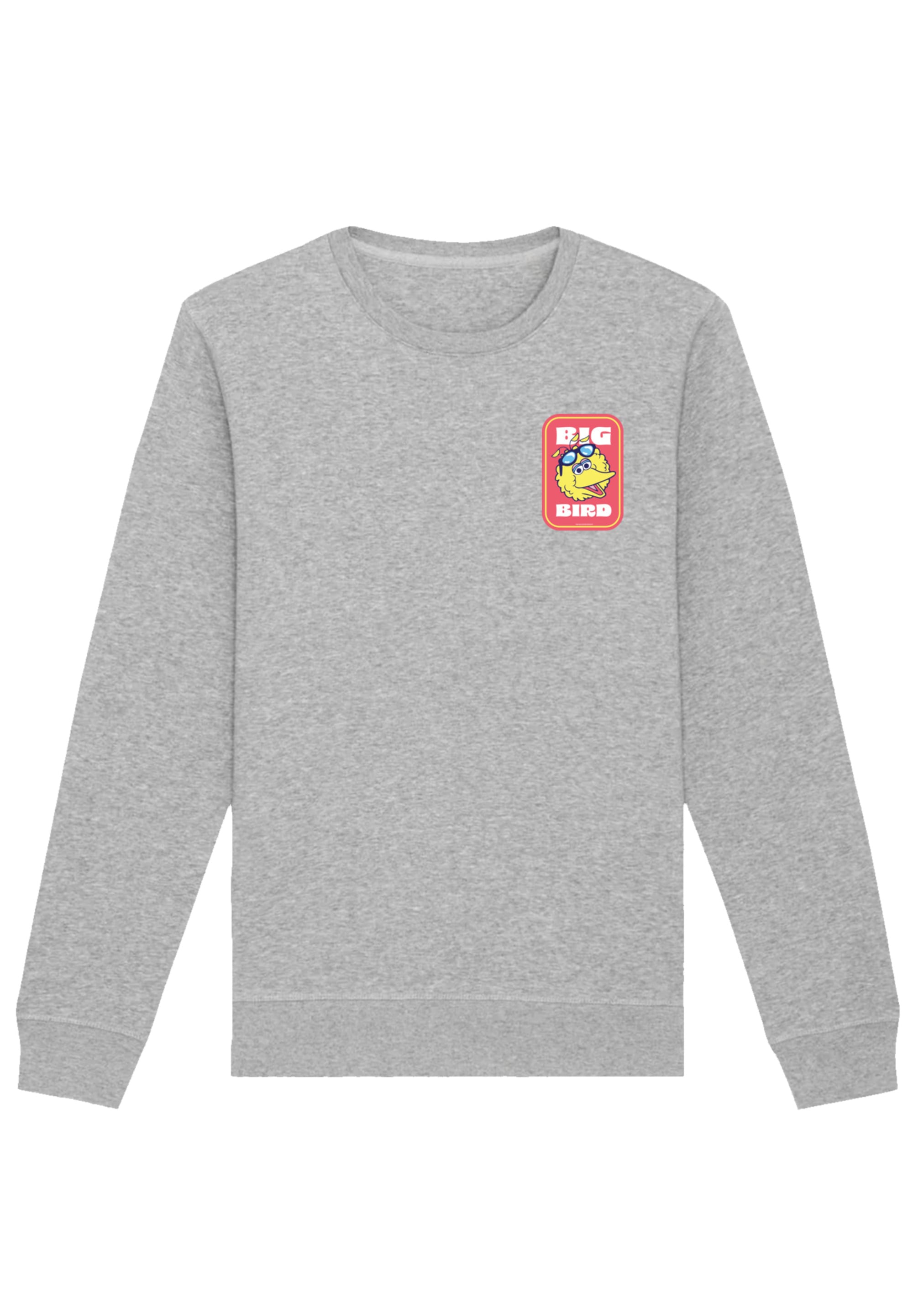 Sweatshirt »Sesamstraße Bilbo Big Bird Sticker«, Premium Qualität,Nostalgie, Fernsehserie