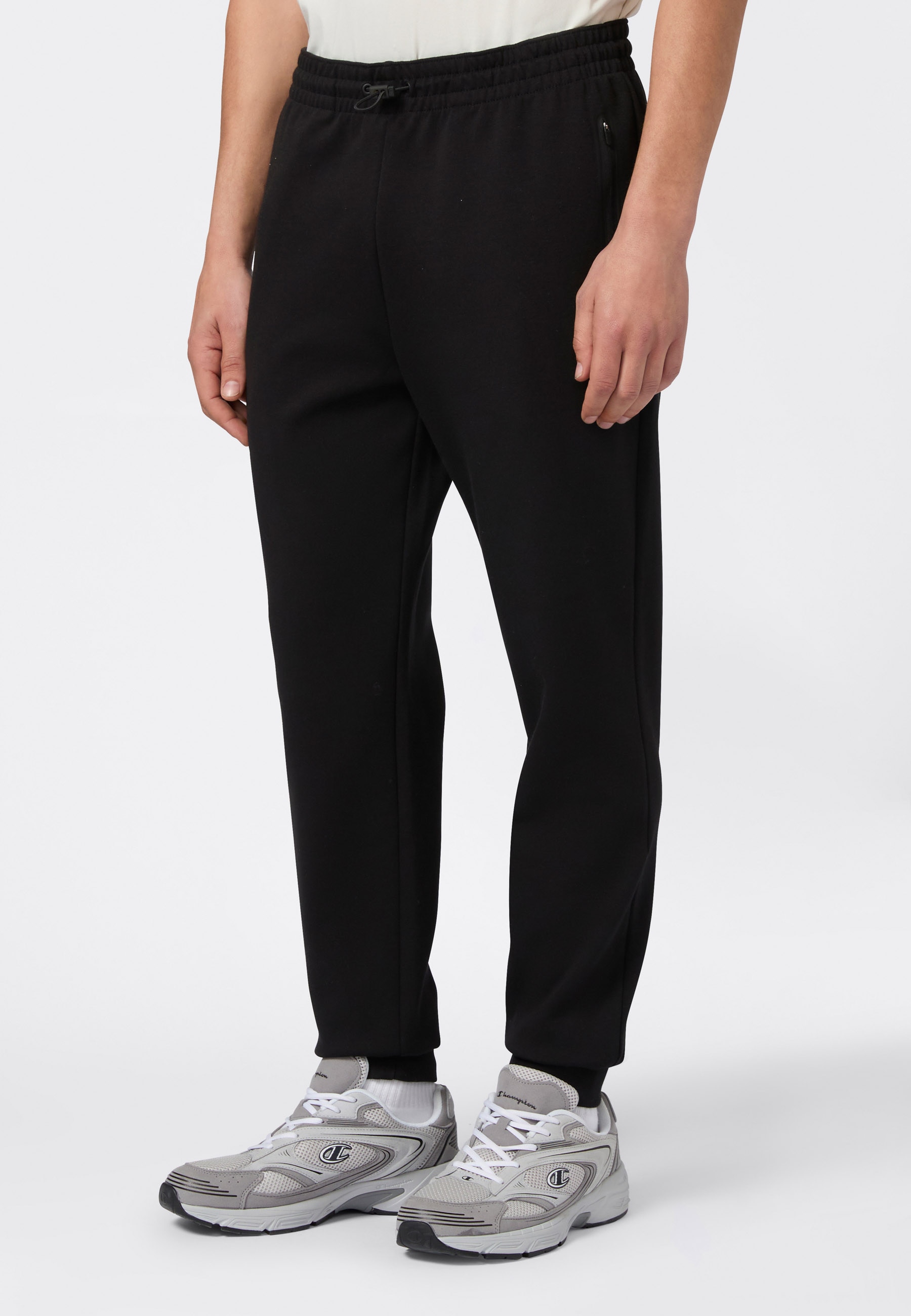 Champion Jogginghose "C-TECH Slim Fit Interlock Cuffed Pants" mit Bündchen am Beinabschluss, für Sportmode und sportlichen Stil