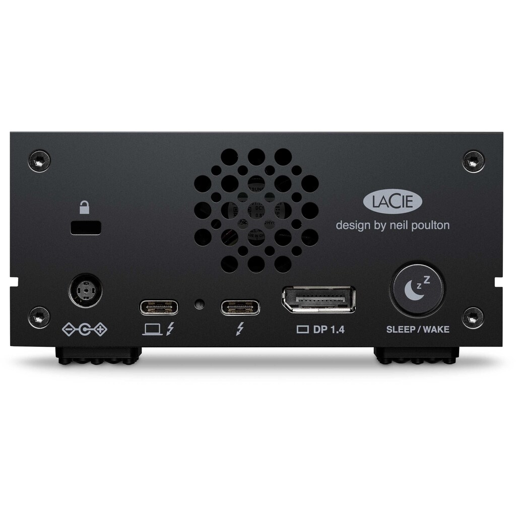 LaCie HDD-NAS-Festplatte »1big Dock«, Anschluss Thunderbolt 3-DisplayPort-SD-/CF-Kartensteckplätze-USB