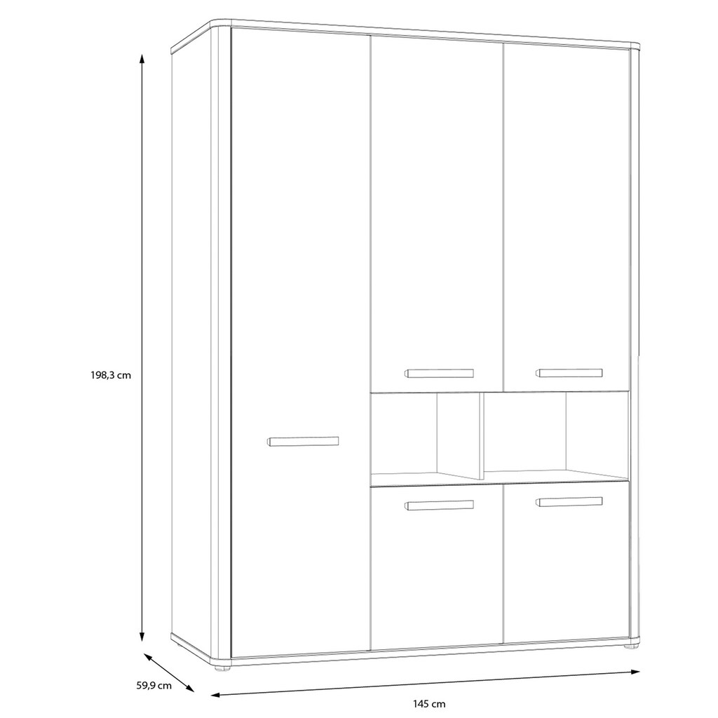 FORTE Kleiderschrank