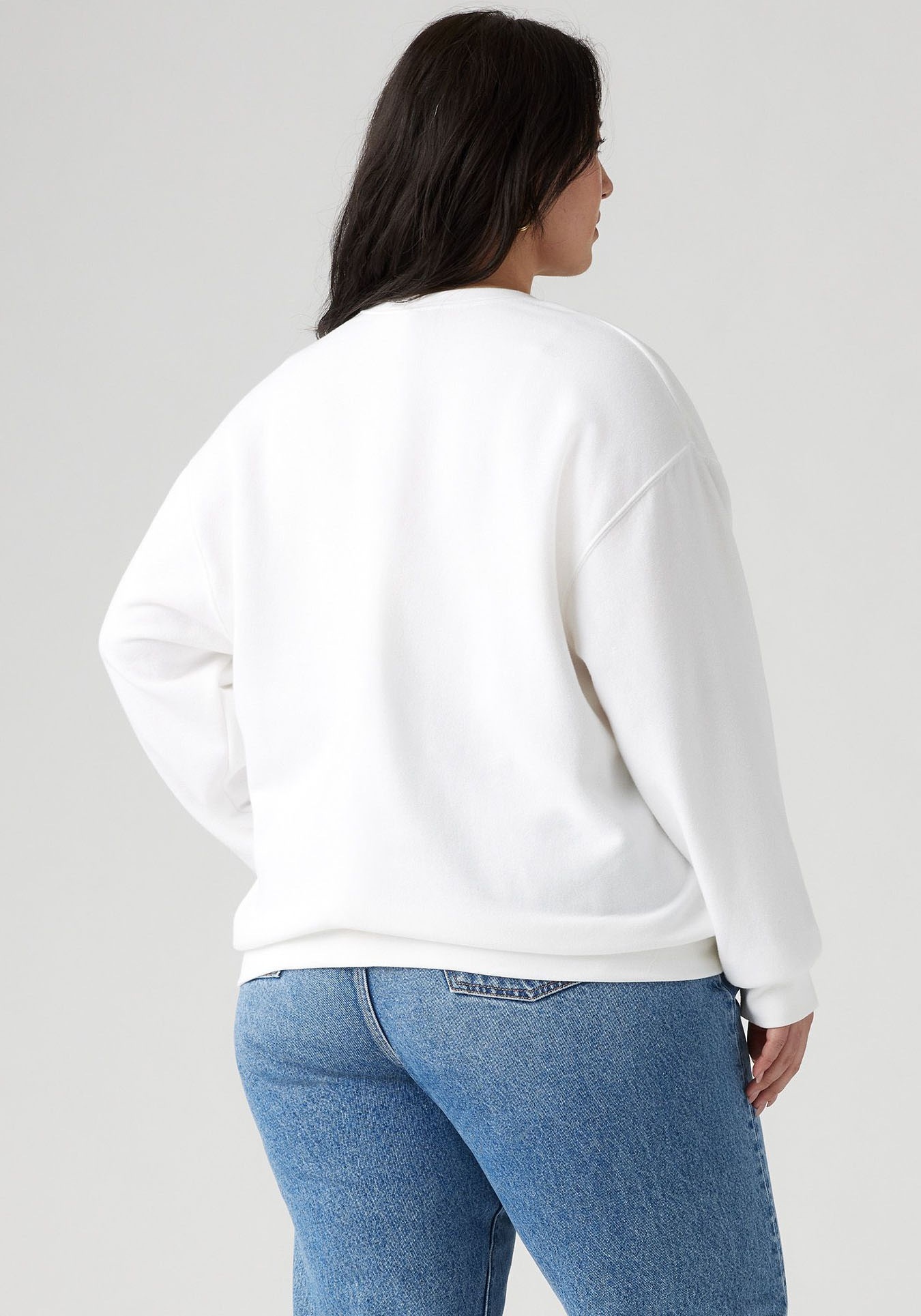 Thumbnail - Levis Plus "PL GR EVERYDAY CREW", mit Batwing-Logo mit Rosenprint