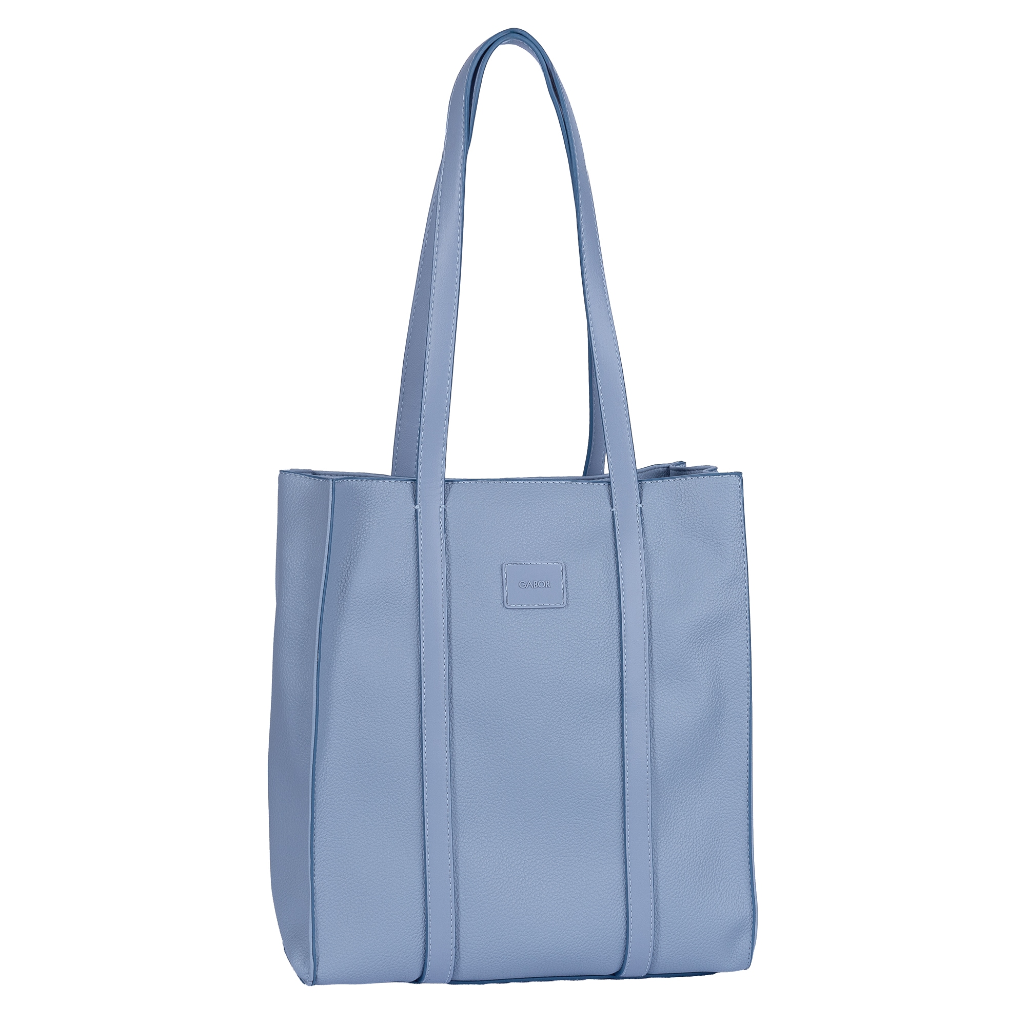 Gabor Shopper "Elfie" Aus Fein Genarbtem, Glattem Kunstleder Und Mit Einem Logo Rubber Patch
