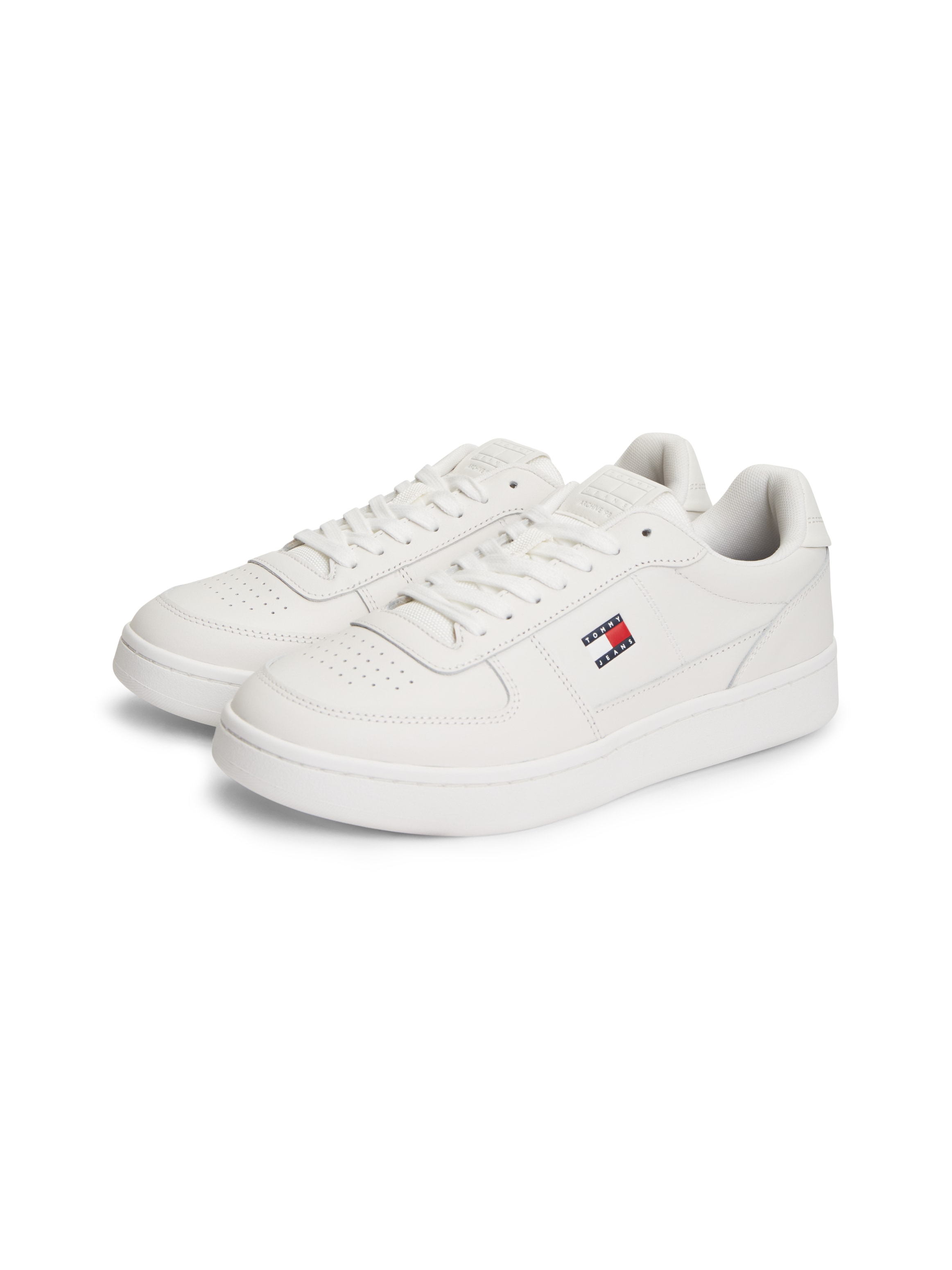 Tommy Jeans Sneaker "ARCHIVE 98 SEASONAL UPPER" Freizeitschuh, Halbschuh, Schnürschuh mit Lochmusterung