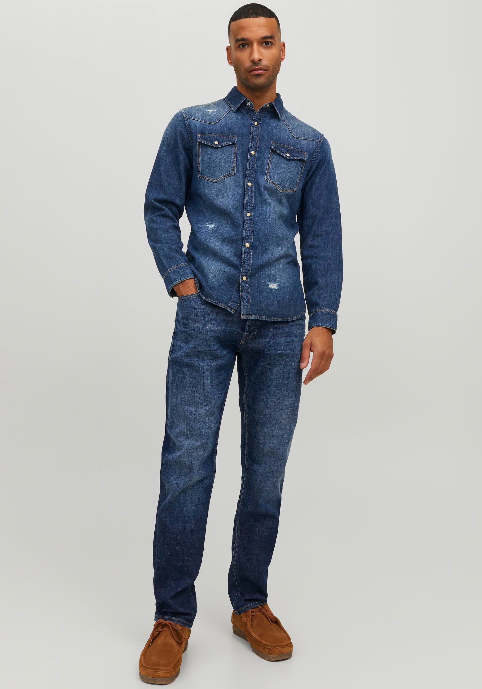 Jack & Jones Tapered-fit-Jeans »JJIMIKE JJORIGINAL CJ SN«