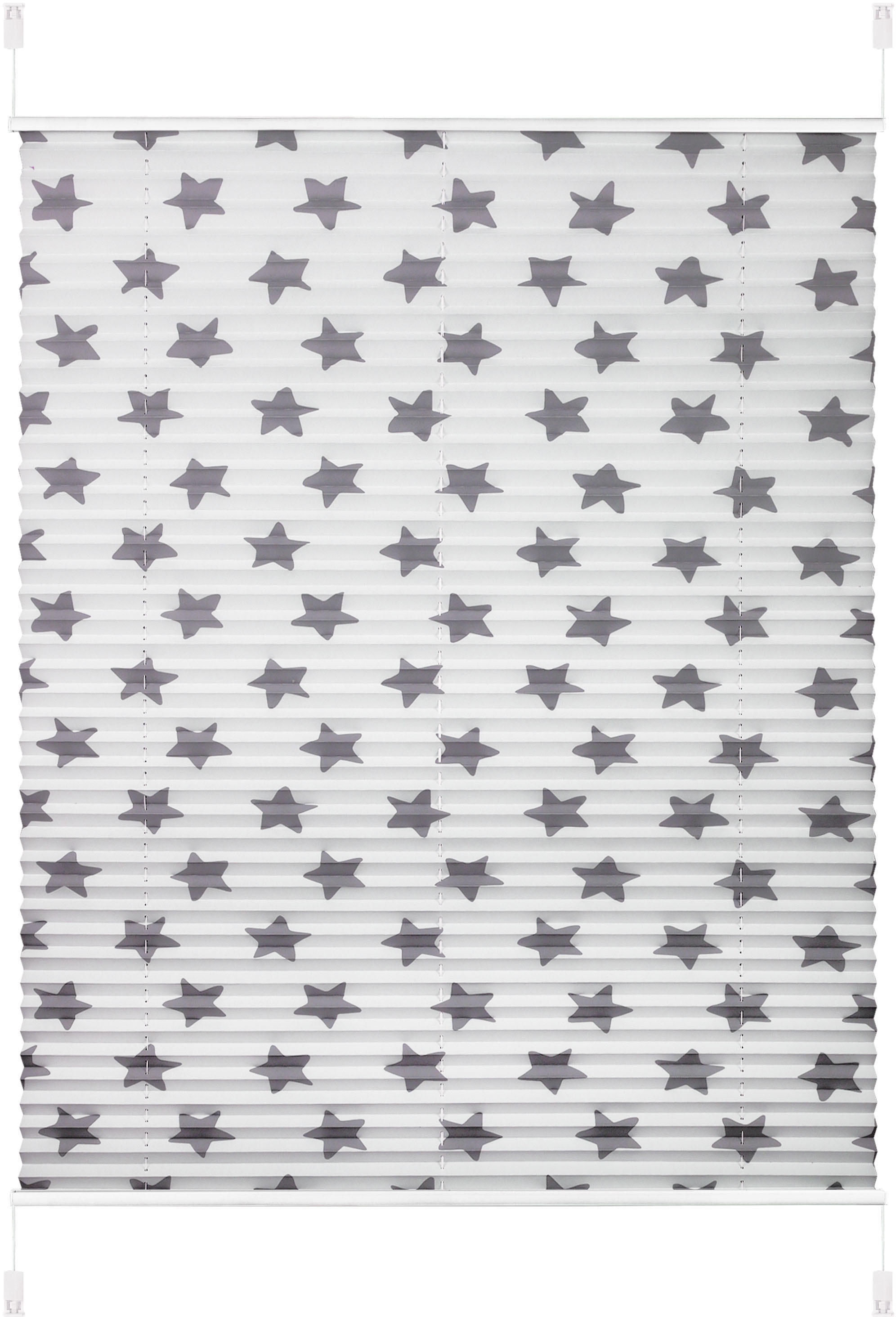 Lüttenhütt Plissee "Stern" Lichtschutz ohne Bohren verspannt im Fixmaß, mit günstig online kaufen