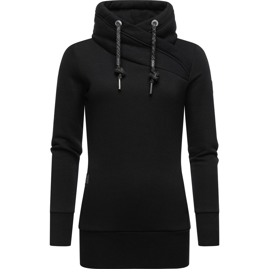 Ragwear Sweatshirt »Neska«, modischer Longsleeve Pullover mit hohem Kragen
