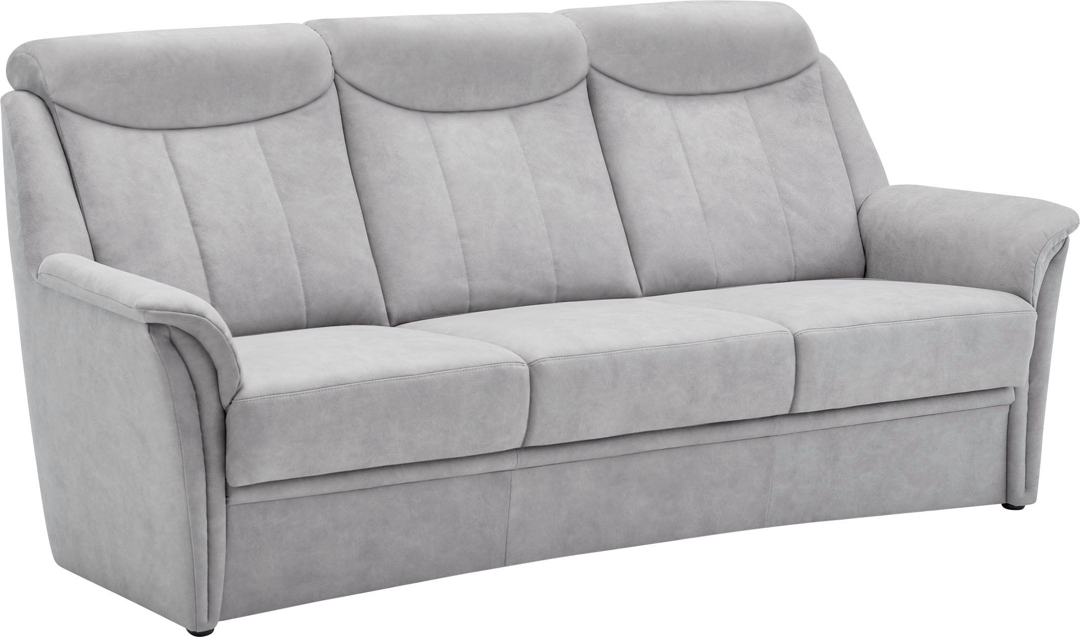 VILLA BECK Polstergarnitur »Lugano«, (Set, 3 tlg.), Kopfteilverstellung, in Sitzhöhe 49 cm, 3-Sitzer und 2x Sessel