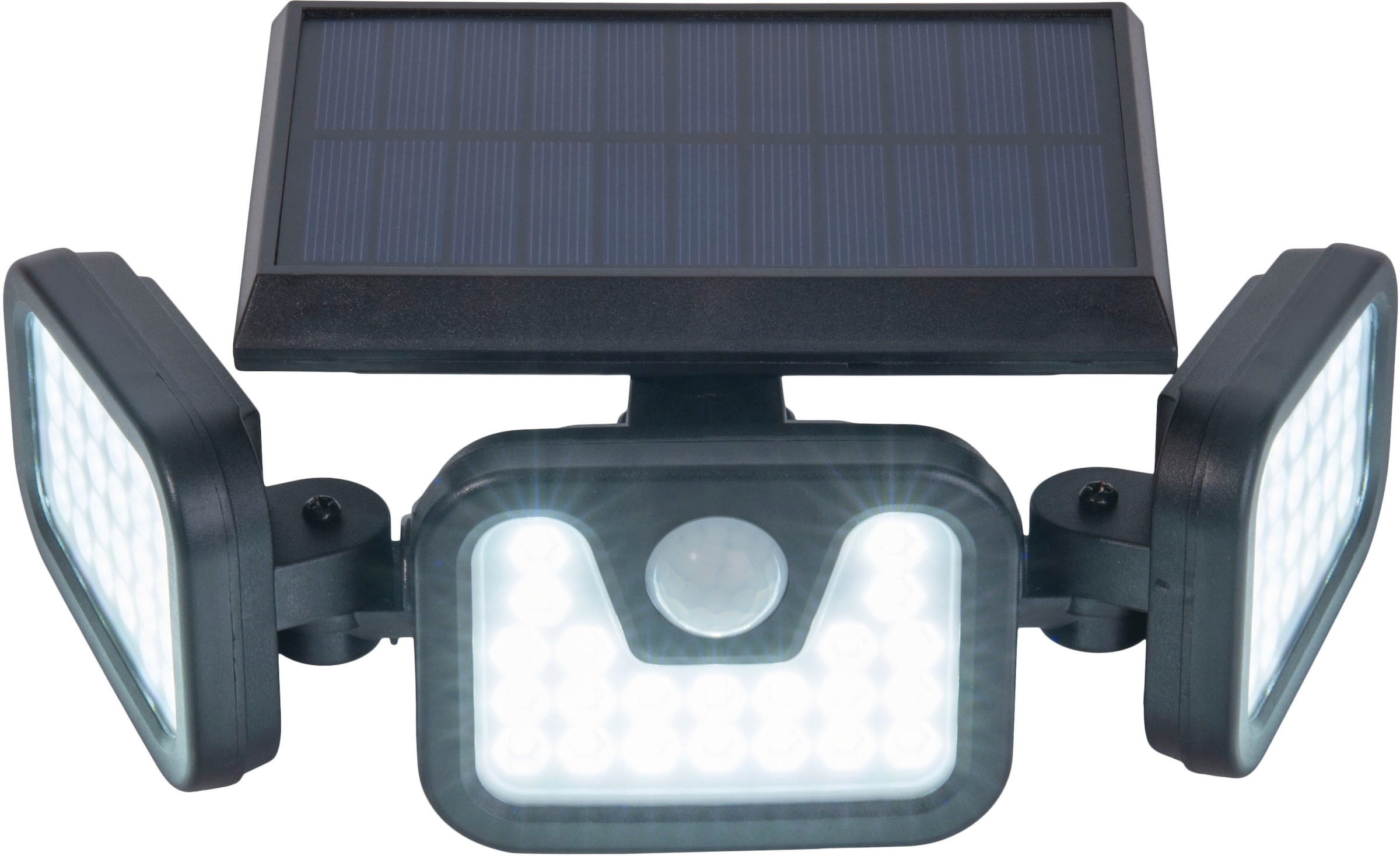 näve LED Solarleuchte »Pacita«, 1 flammig, Leuchtmittel LED-Modul | LED fest integriert, Wandleuchte, dimmbar in 3 Stufen, Sensor/Dämmerungsschalter