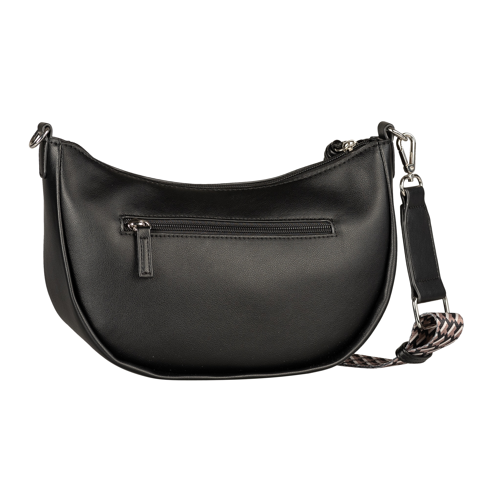 TOM TAILOR Handtasche »Tatiana«, fein gewebter dreifarbiger Gurtband mit harmonischem „T“´Logodruck