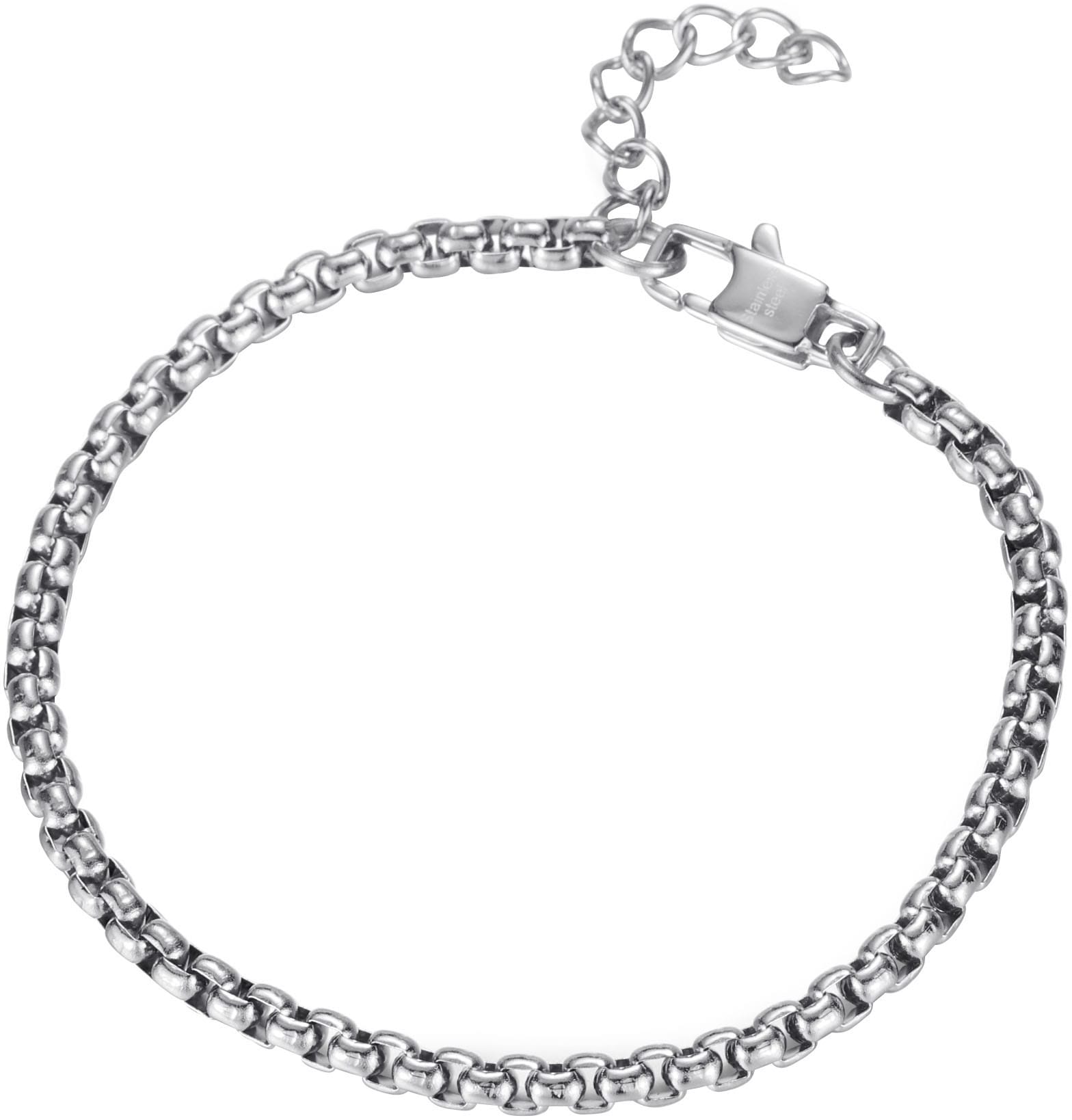 FIRETTI Foot Chain Stainless Steel Silver