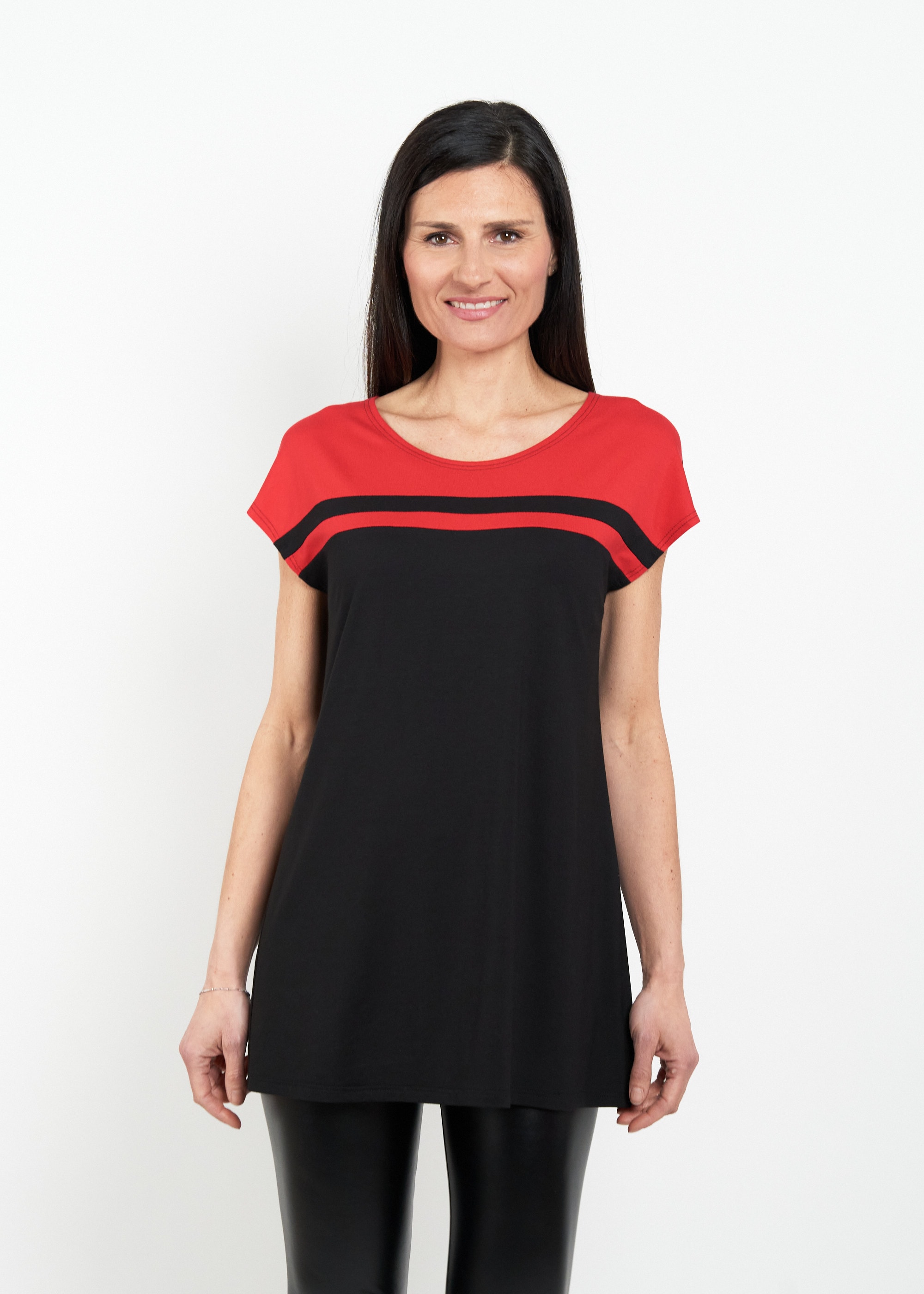 Seidel Moden T-Shirt, Long-Top mit Colorblocking - MADE IN GERMANY günstig online kaufen
