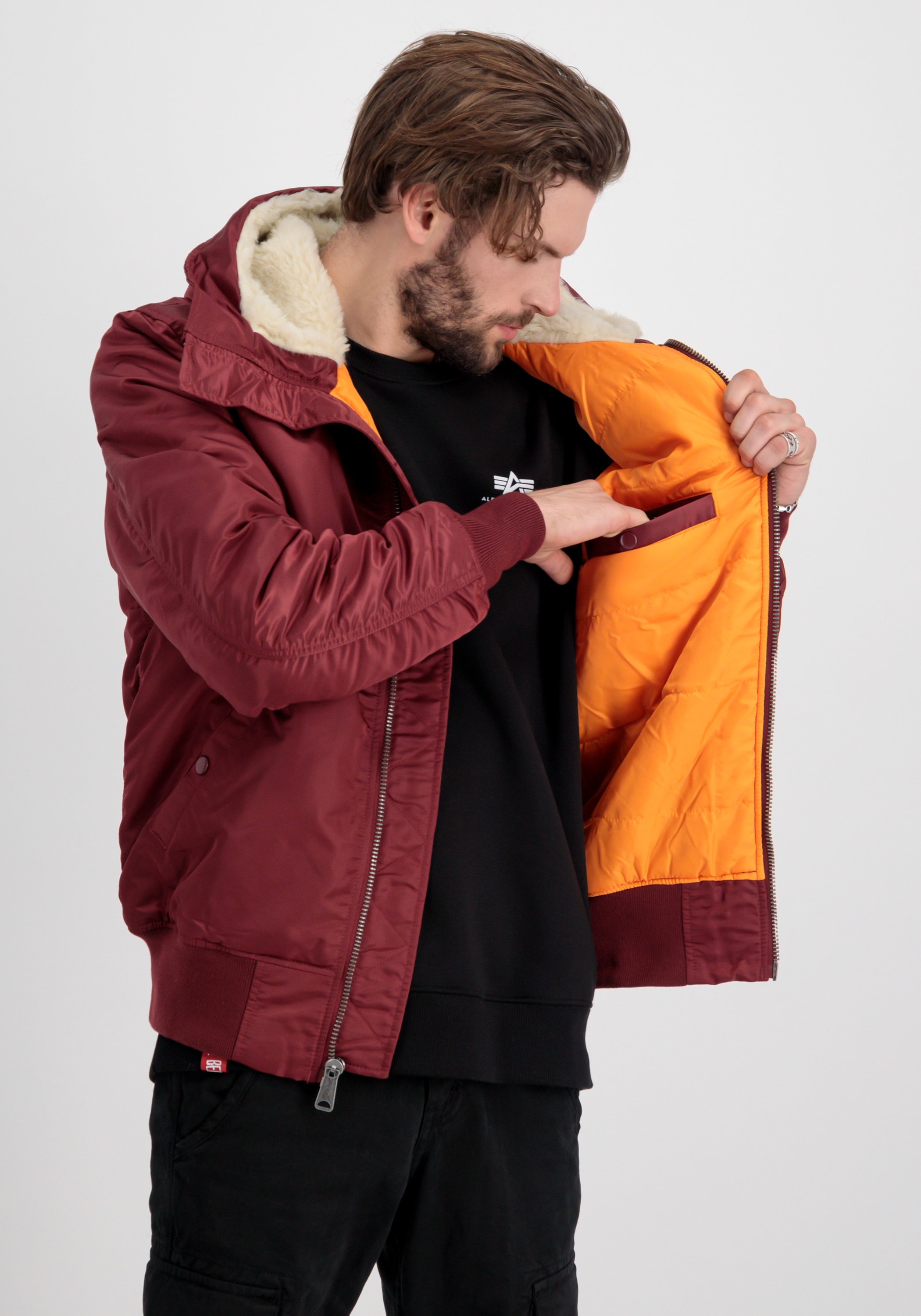 Alpha Industries Bomberjacke »Alpha Industries Men - Bomber Jackets MA-1 Hooded«