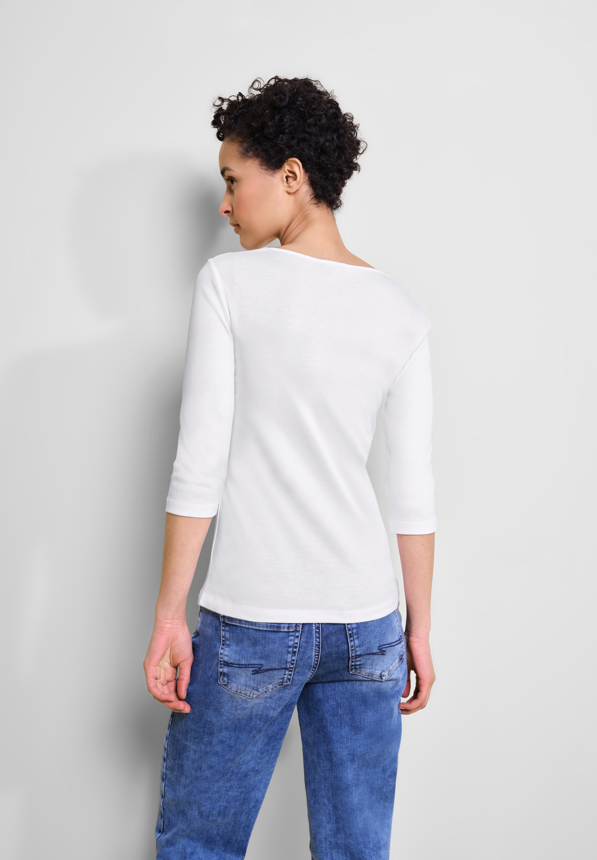 STREET ONE 3/4-Arm-Shirt, mit Rundhalsausschnitt