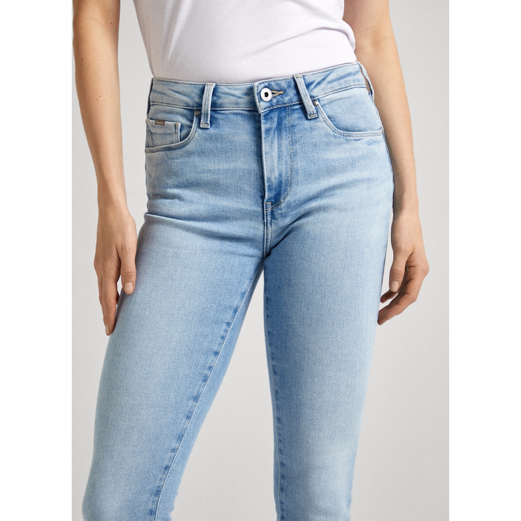 Pepe Jeans Skinny-fit-Jeans, in Used-Optik