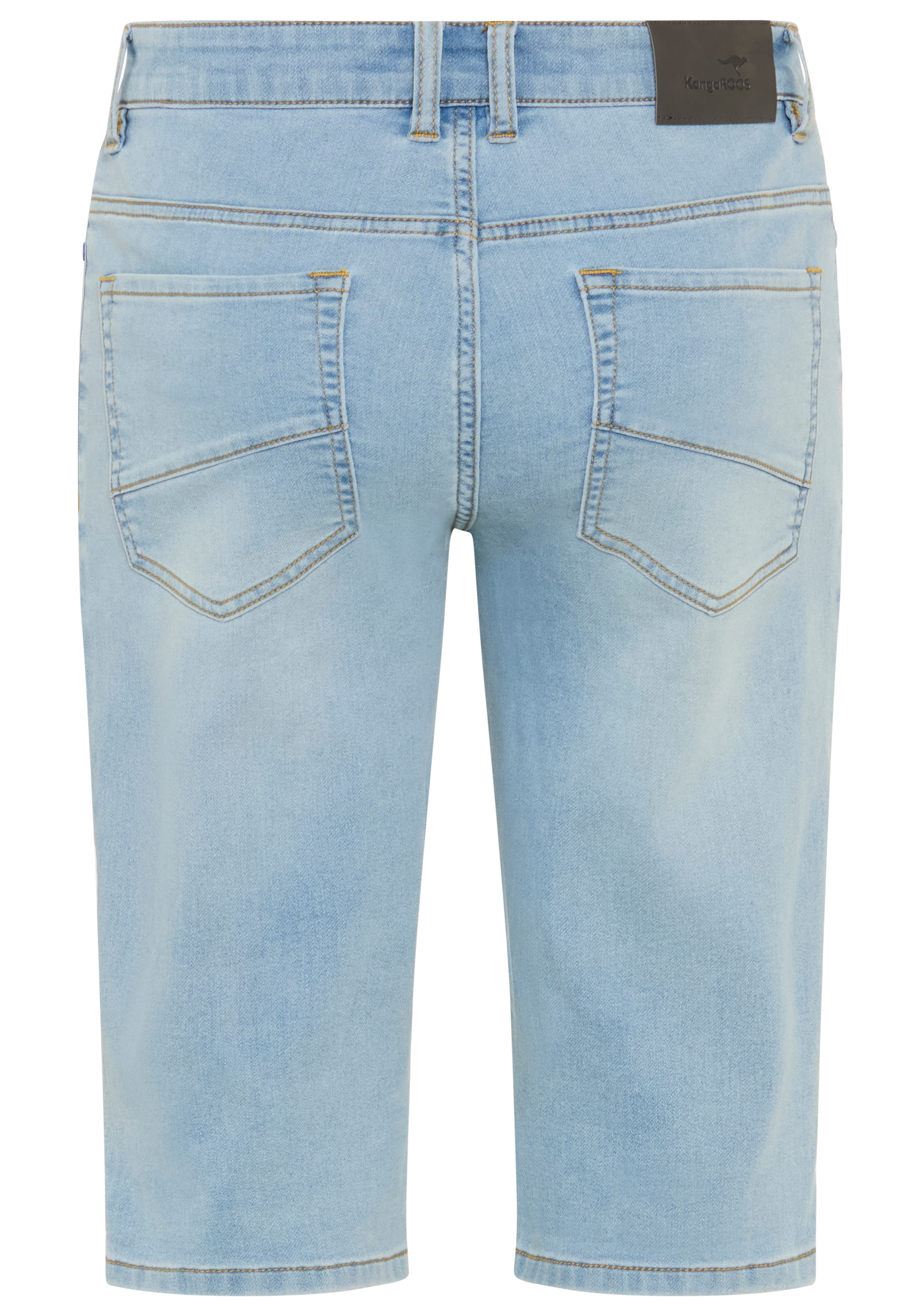 KangaROOS Jogg-Jeansbermudas Regular Fit, gerade geschnittenes Bein