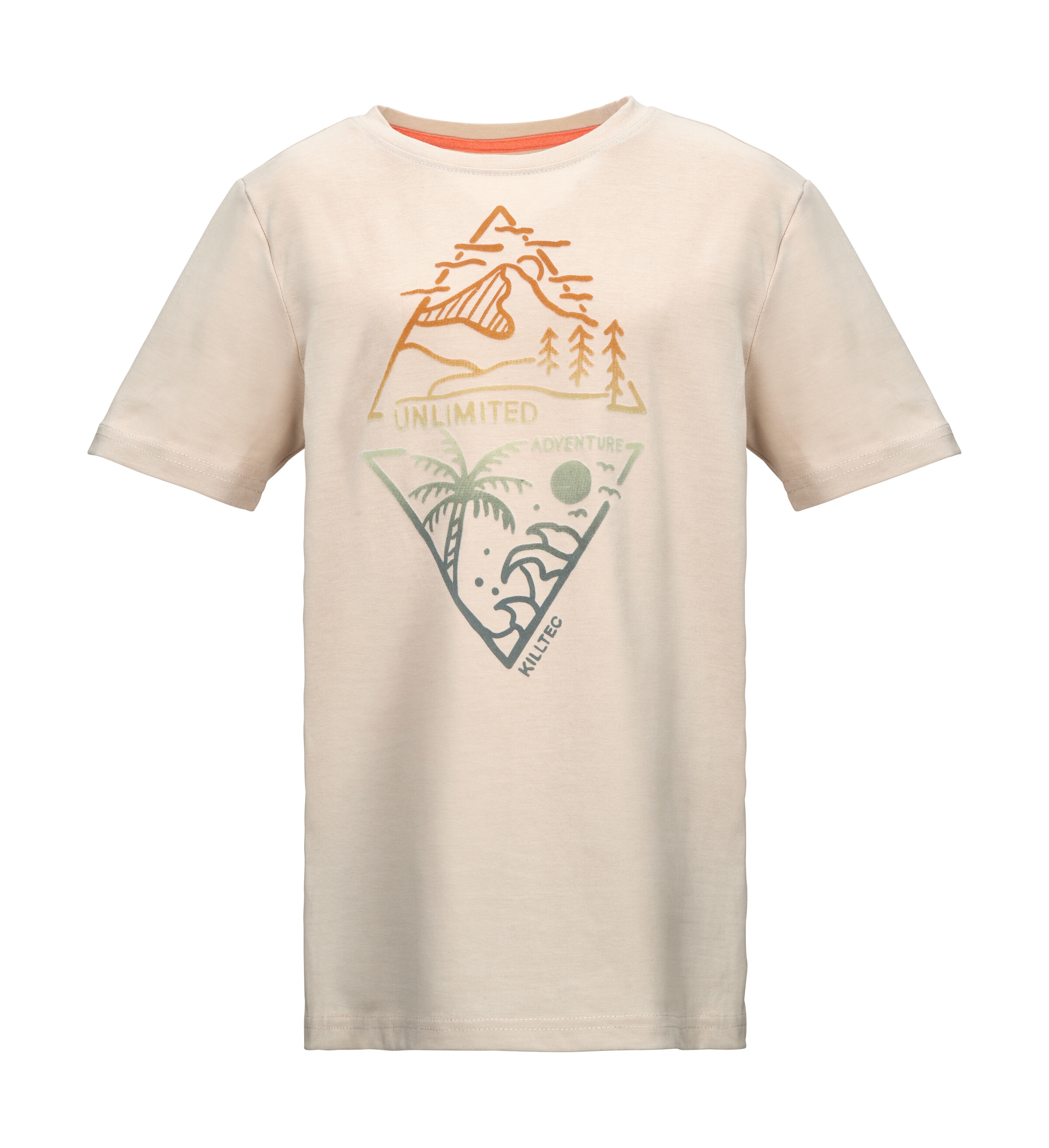 Killtec T-Shirt "KOS 137 BYS TSHRT" Trendiges Funktions-T-Shirt mit Farbverlauf-Druck