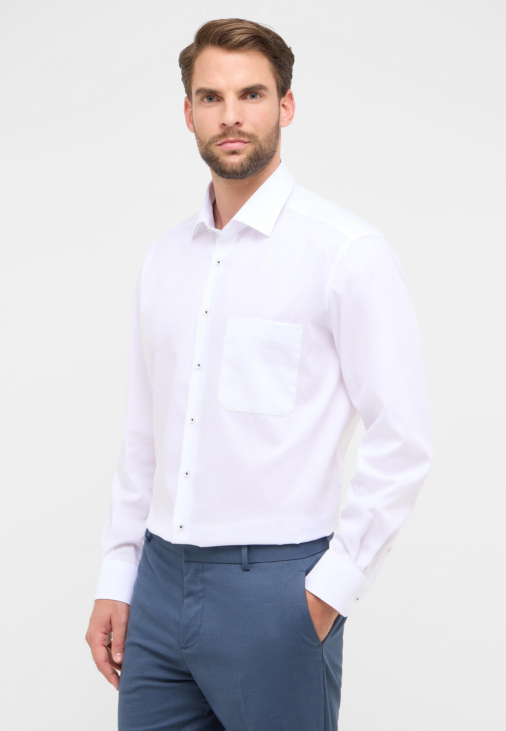 Eterna Langarmhemd, NON IRON (bügelfrei) günstig online kaufen