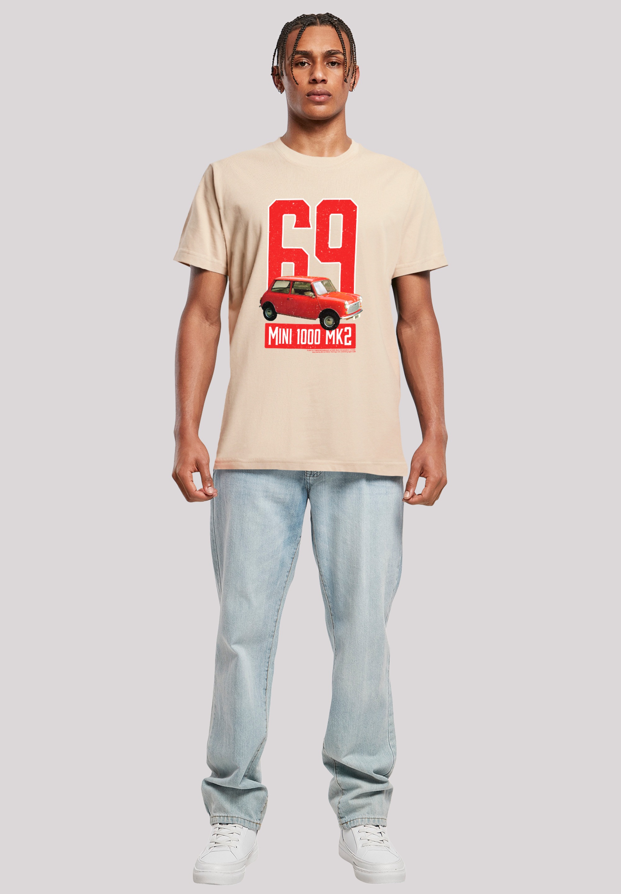 F4NT4STIC T-Shirt »British Motor Heritage Austin Mini 1000 Mk2 1969«, Premium Qualität