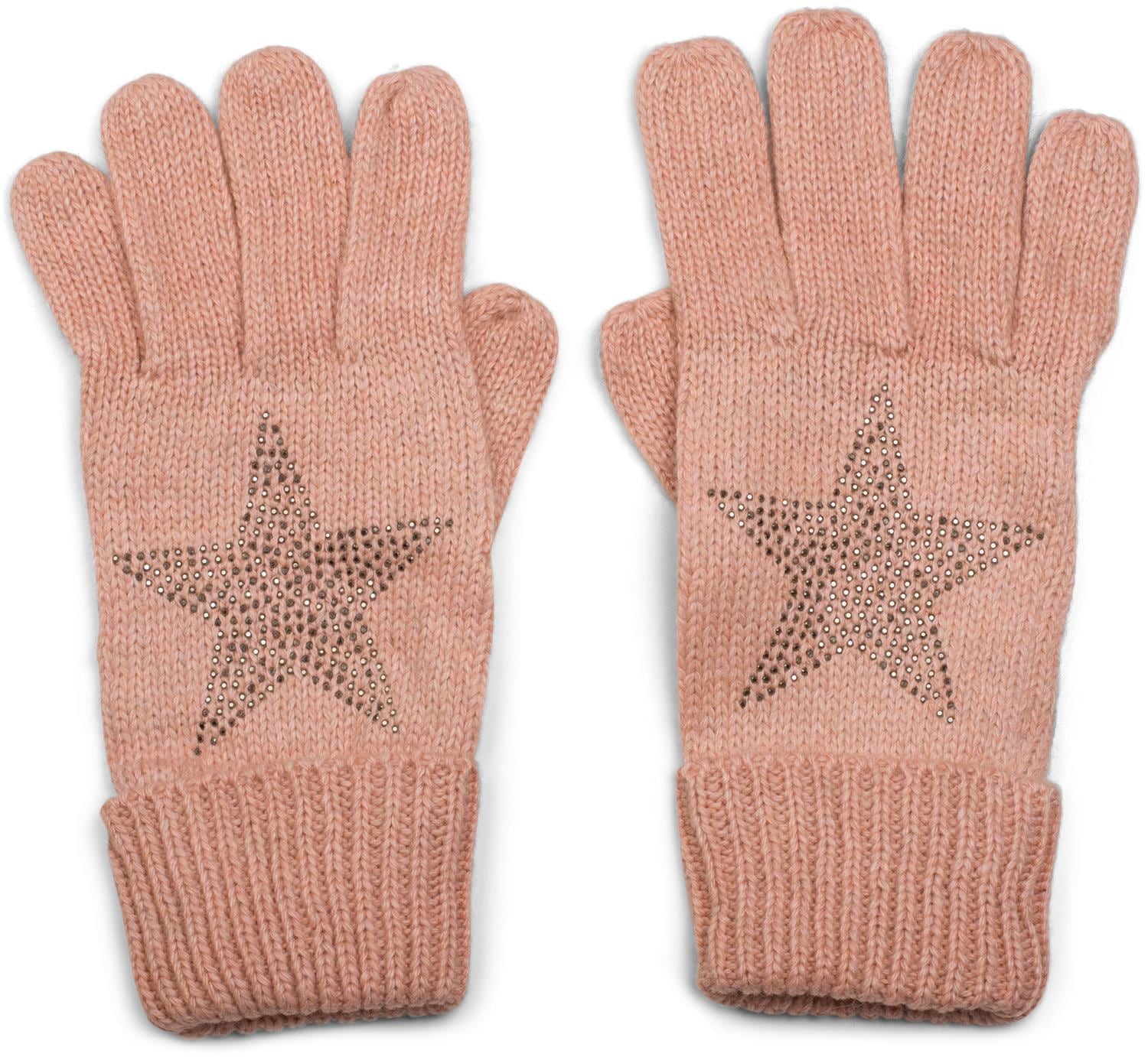 styleBREAKER Strickhandschuhe "Strick Handschuhe mit Strass Stern" 1 Stk.
