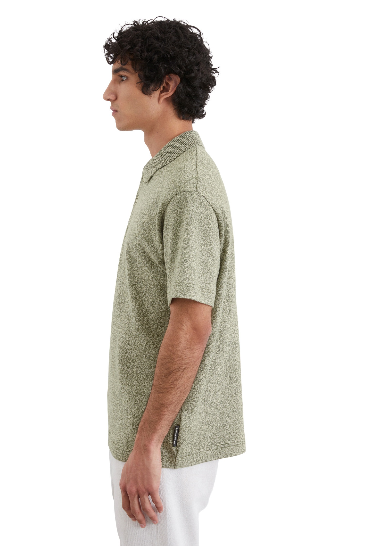 Marc O'Polo Poloshirt »aus garngefärbtem Mouliné-Garn«