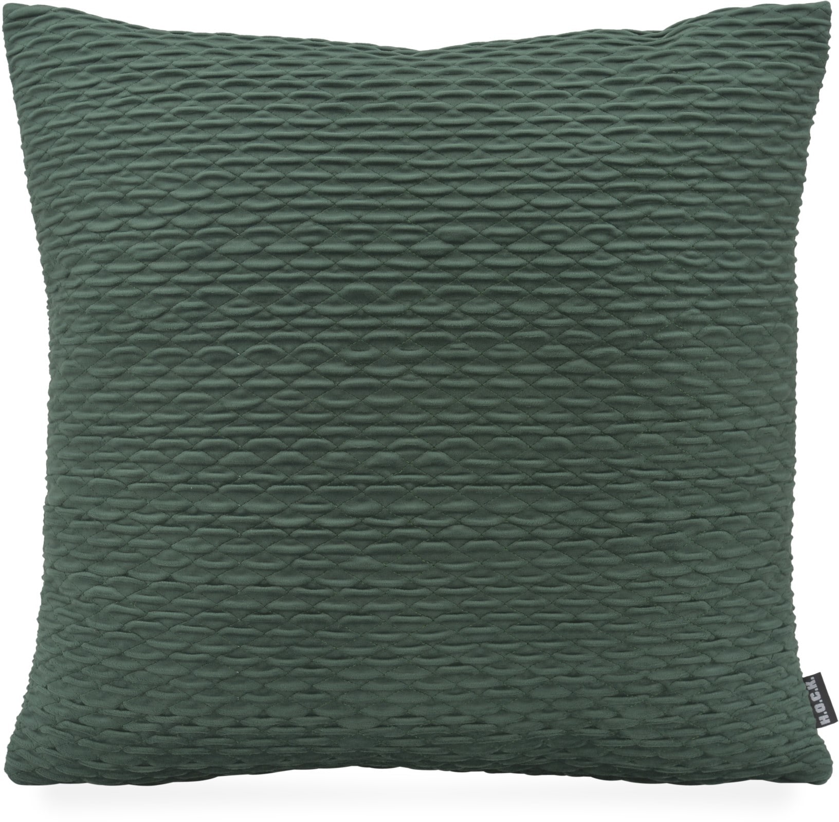 Dekokissen H.O.C.K., B:45cm H:10cm L:45cm, grün, Polyester, Dekokissen_Sitzkissen_Kissenhüllen, "H.O.C.K. Liya"