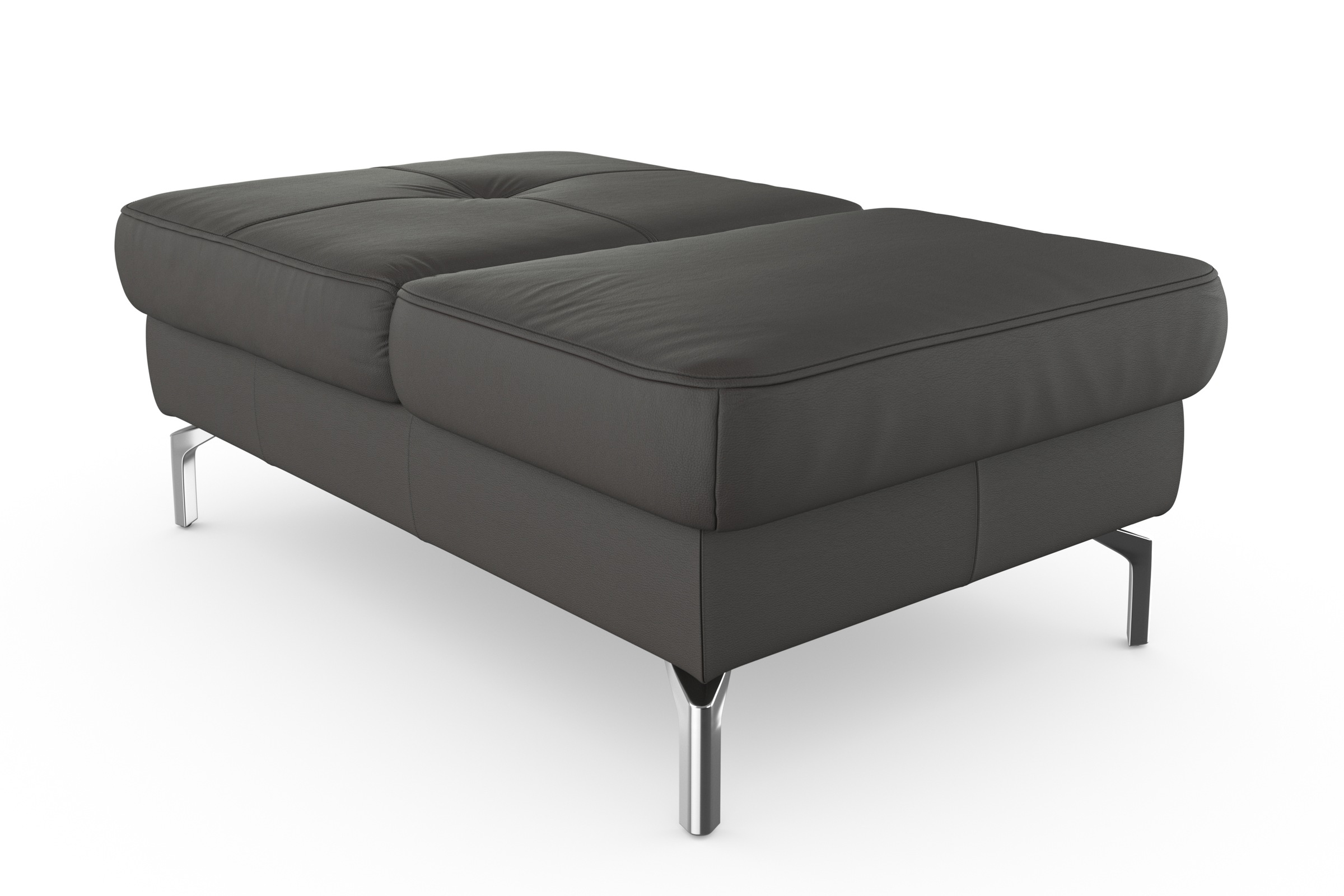 sit&more Hocker »Bendigo«, mit Klappfunktion, Bodenfreiheit 15 cm, wahlweise in 2 Fußfarben