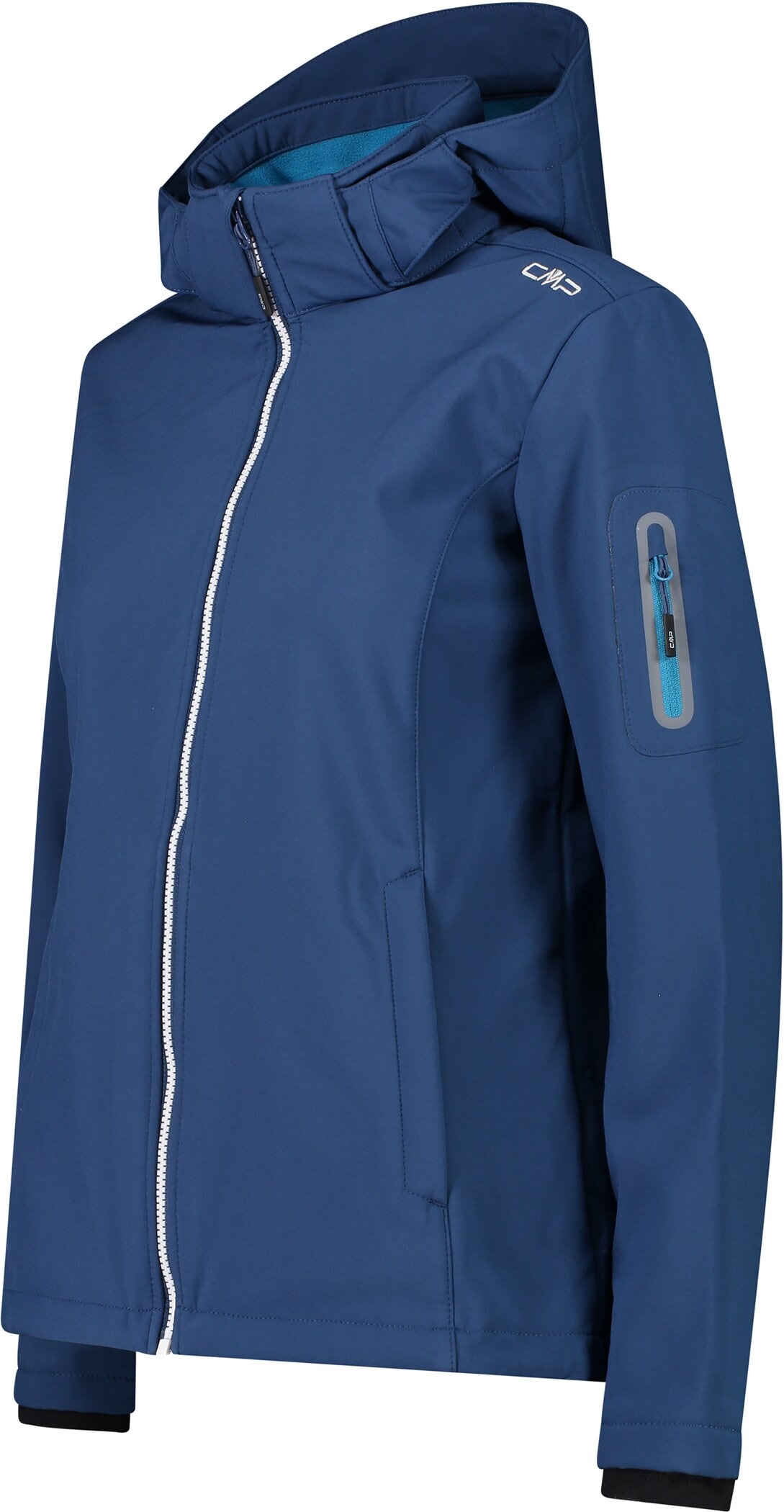 CMP Softshelljacke »WOMAN JACKET ZIP HOOD«, (1 St.), Wärmend & wind- & wasserabweisend
